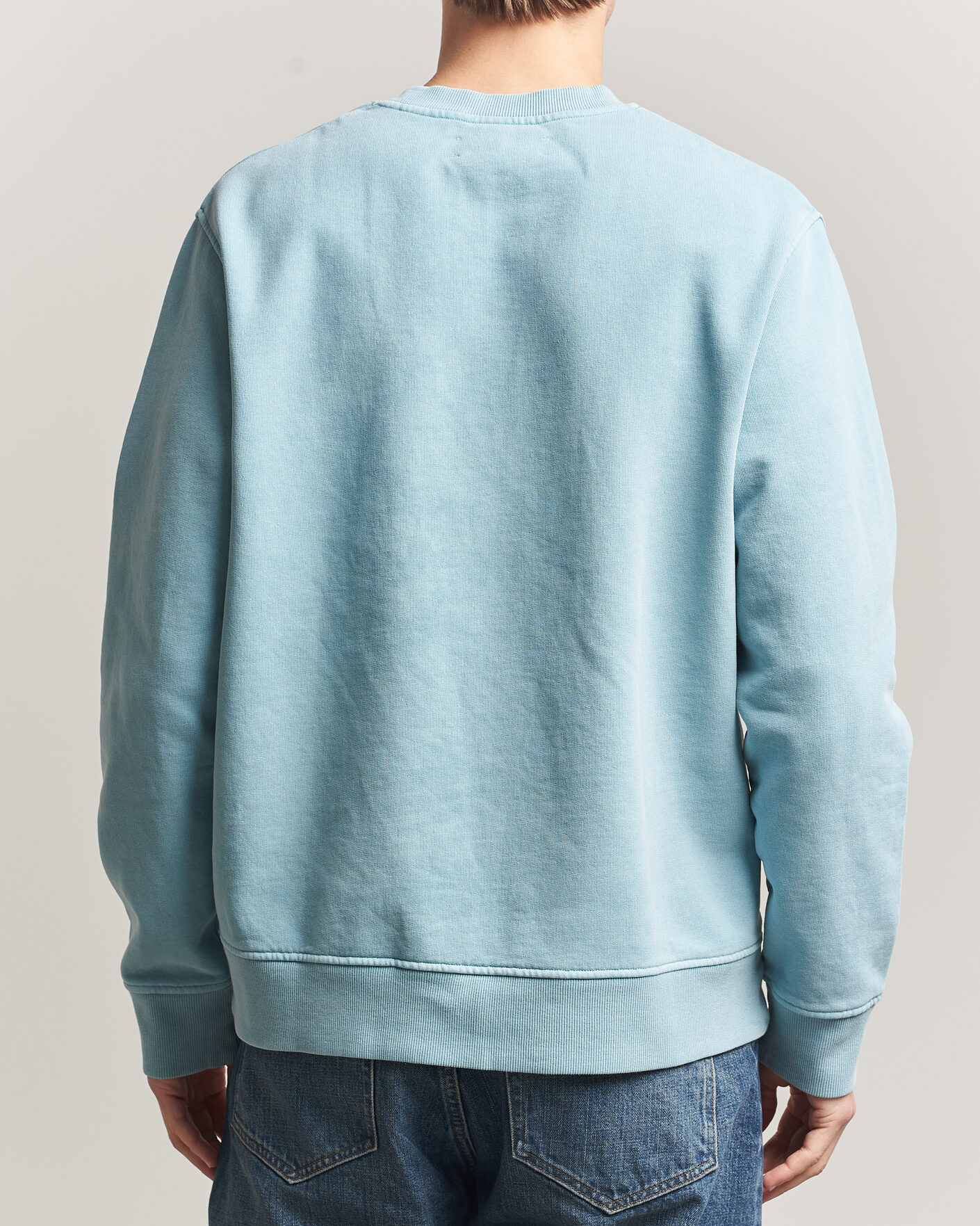 Hombres | Jerséis y prendas de punto | Samsøe Samsøe | Joel Organic Washed Cotton Sweatshirt Tourmaline