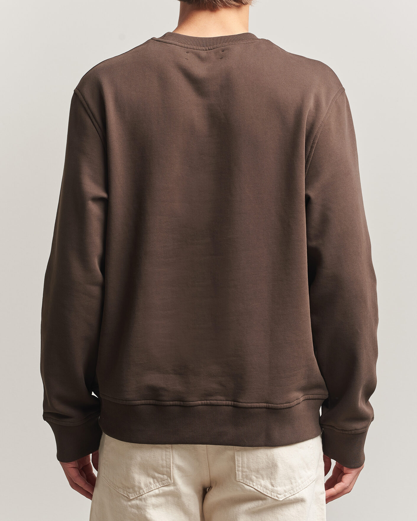 Hombres | Jerséis y prendas de punto | Samsøe Samsøe | Joel Organic Cotton Sweatshirt Turkish Coffee
