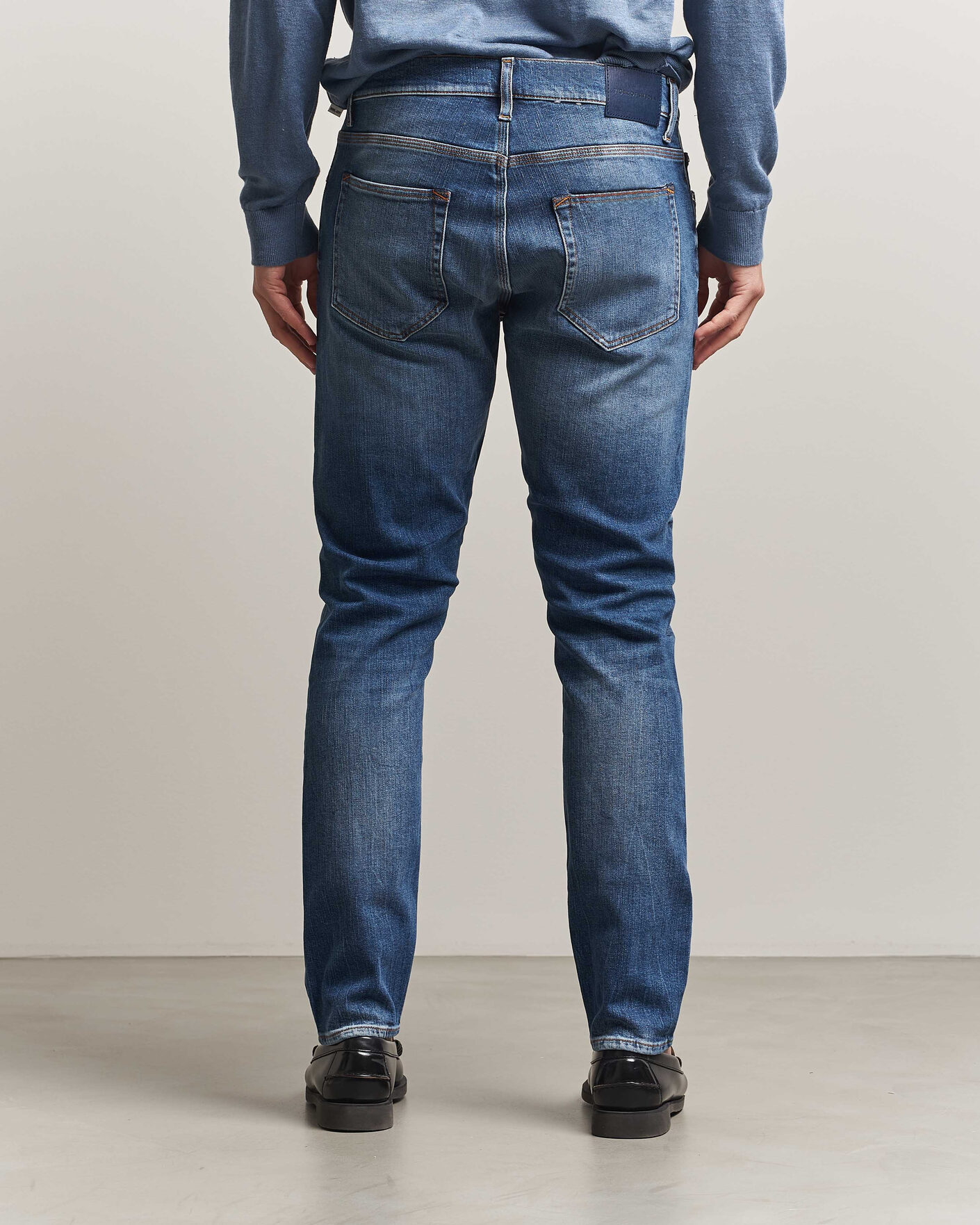 Hombres | Pantalones | Tiger of Sweden | Pistolero Jeans Medium Blue