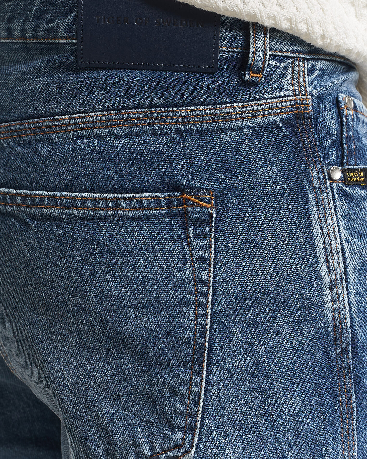 Hombres | Vaqueros | Tiger of Sweden | Dash Jeans Medium Blue