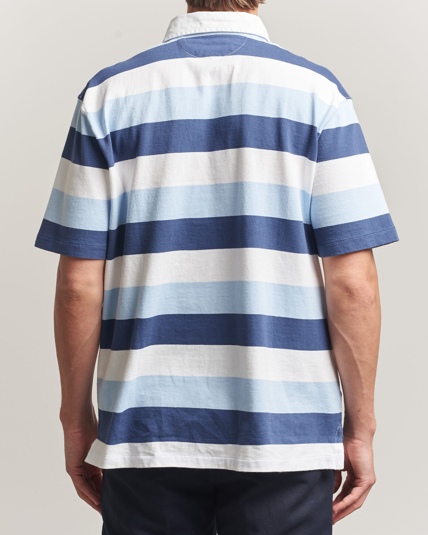 Hombres | Polos | Polo Ralph Lauren | Block Stripe Polo Office Blue
