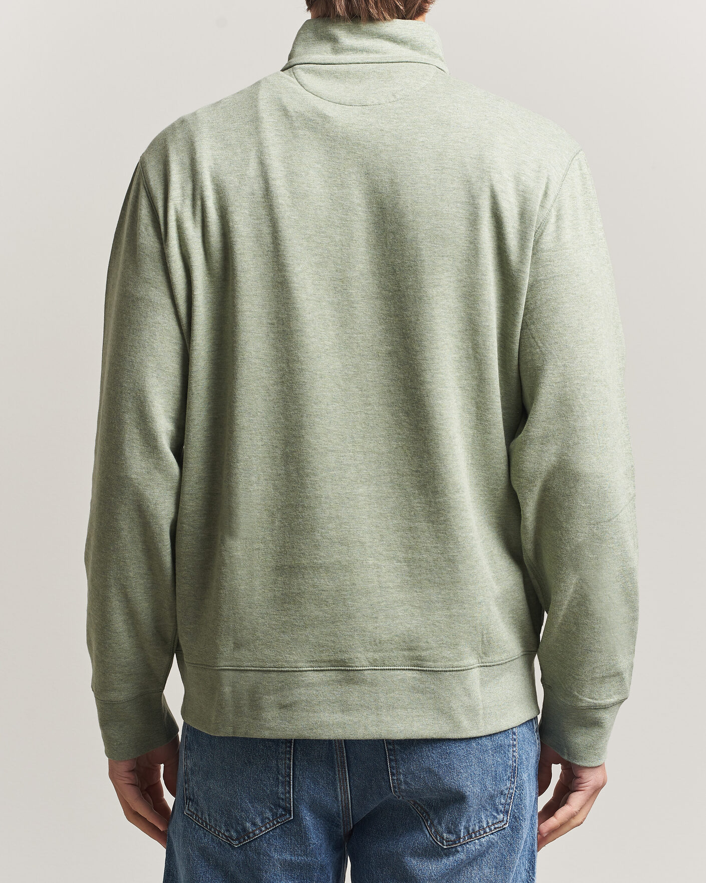 Hombres | Jerséis y prendas de punto | Polo Ralph Lauren | Double Knit Half Zip Greenery Heather