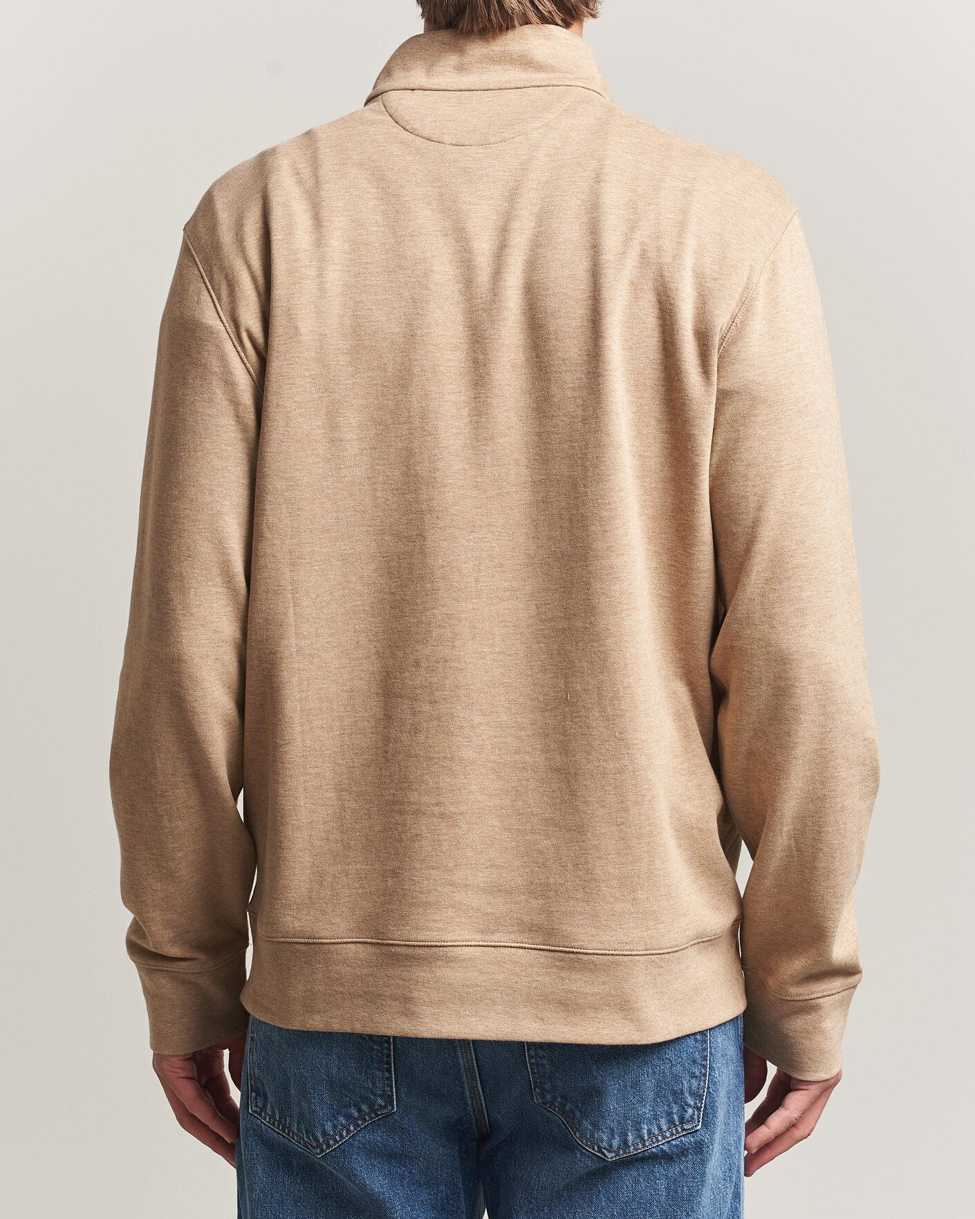 Hombres | Jerséis y prendas de punto | Polo Ralph Lauren | Double Knit Half Zip Warm Brown