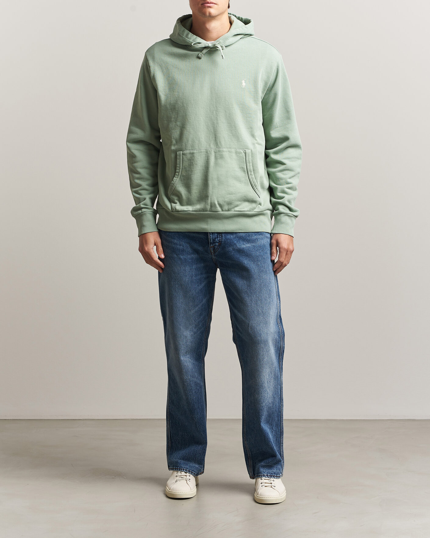 Hombres | Jerséis y prendas de punto | Polo Ralph Lauren | Loopback Terry Hood Light Green