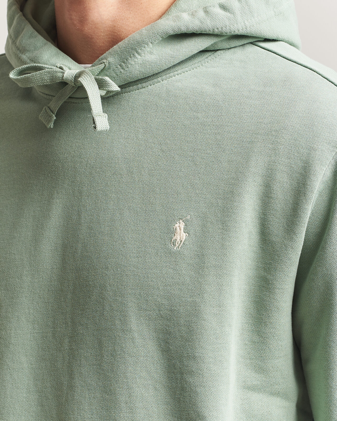 Hombres | Jerséis y prendas de punto | Polo Ralph Lauren | Loopback Terry Hood Light Green