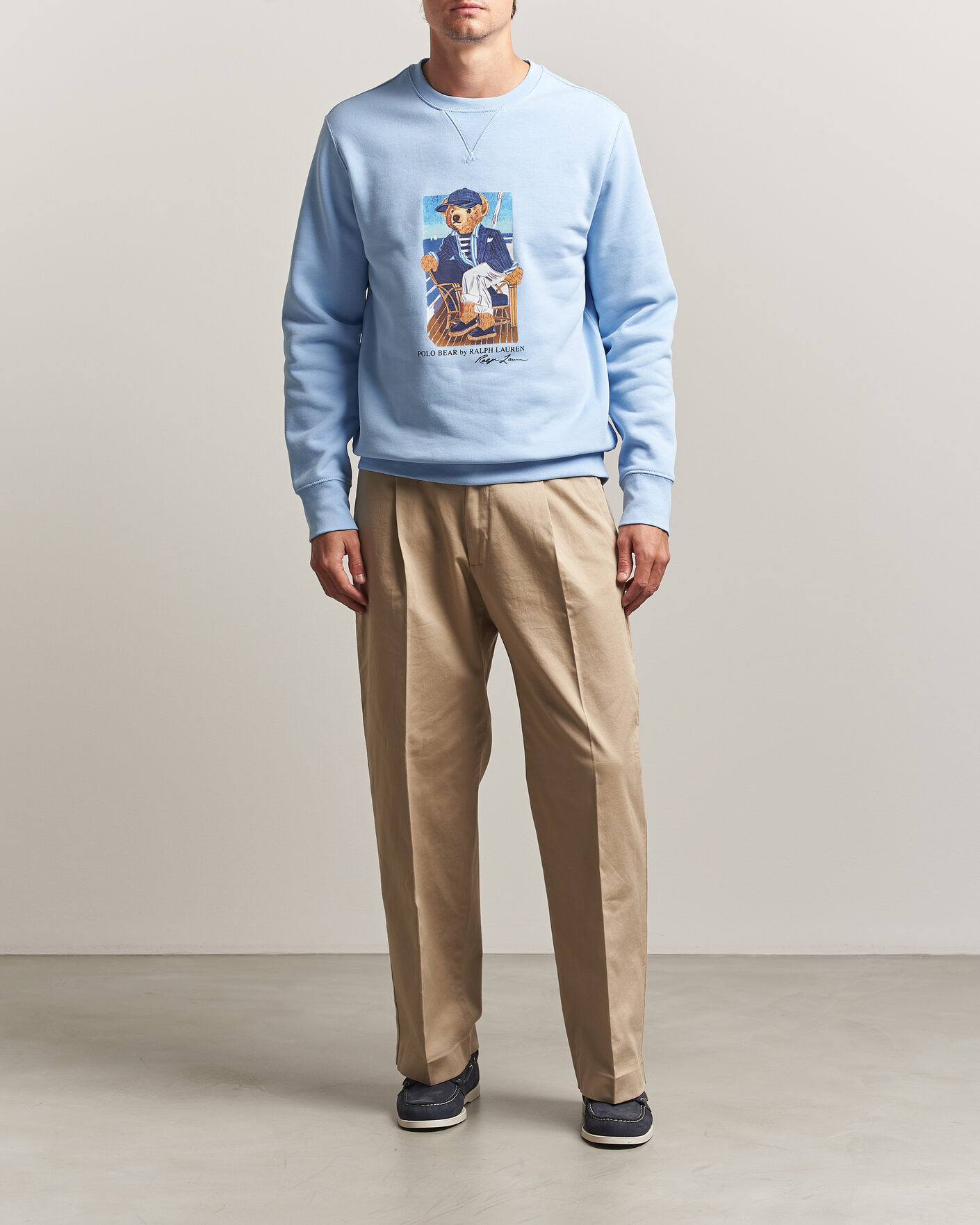 Hombres | Jerséis y prendas de punto | Polo Ralph Lauren | Newport Bear Sweatshirt Office Blue