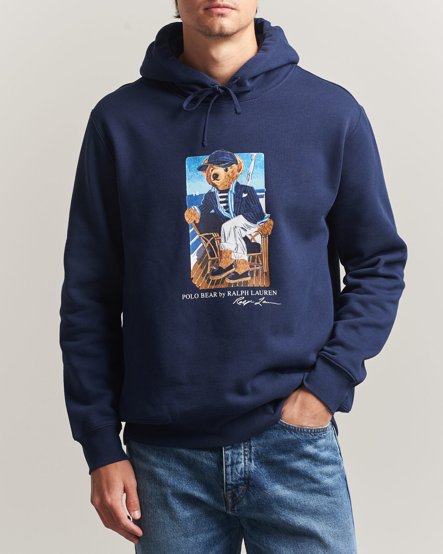 Hombres | Jerséis y prendas de punto | Polo Ralph Lauren | Newport Bear Hoodie Navy