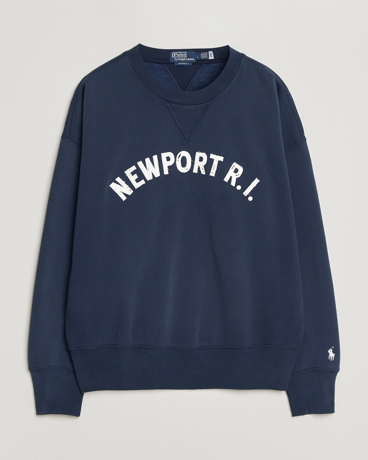 Hombres | Jerséis y prendas de punto | Polo Ralph Lauren | RL Printed Sweatshirt Newport Navy