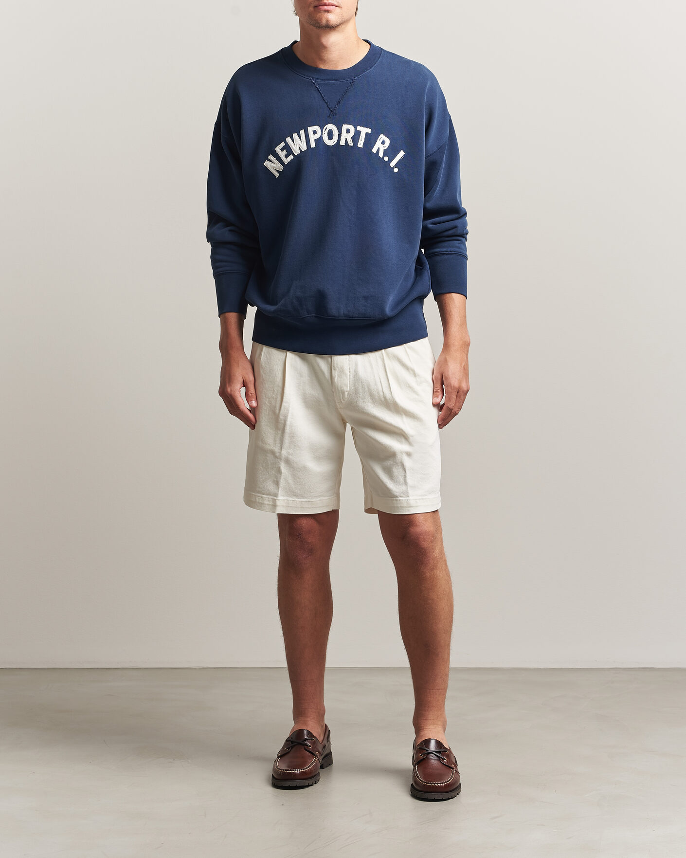 Hombres | Jerséis y prendas de punto | Polo Ralph Lauren | RL Printed Sweatshirt Newport Navy