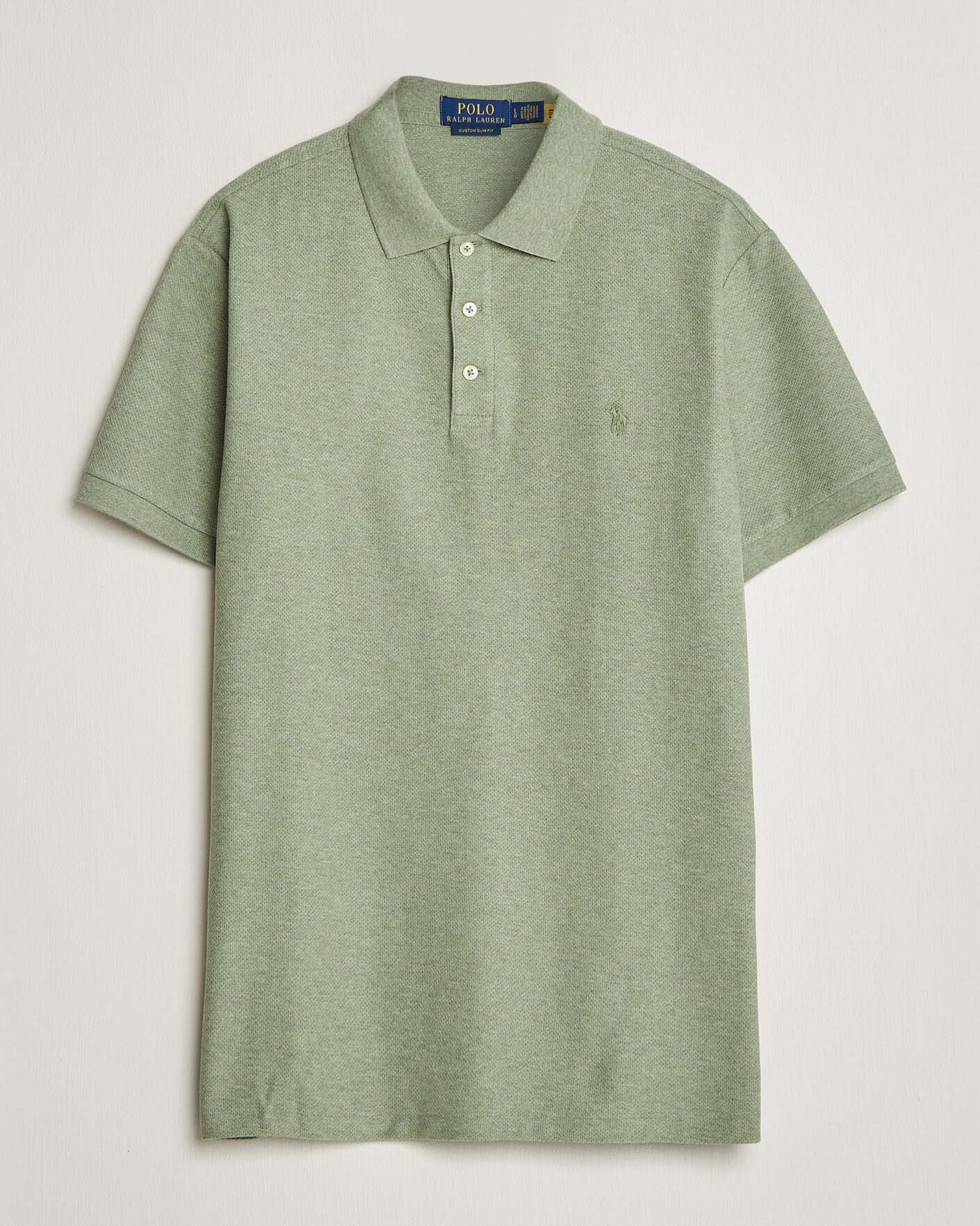 Hombres | Polos | Polo Ralph Lauren | Honeycomb Texture Polo Greenery Heather