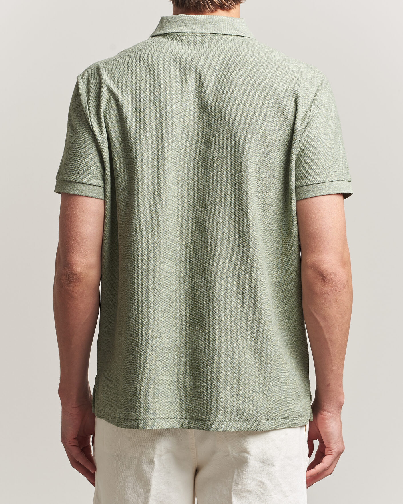 Hombres | Polos | Polo Ralph Lauren | Honeycomb Texture Polo Greenery Heather