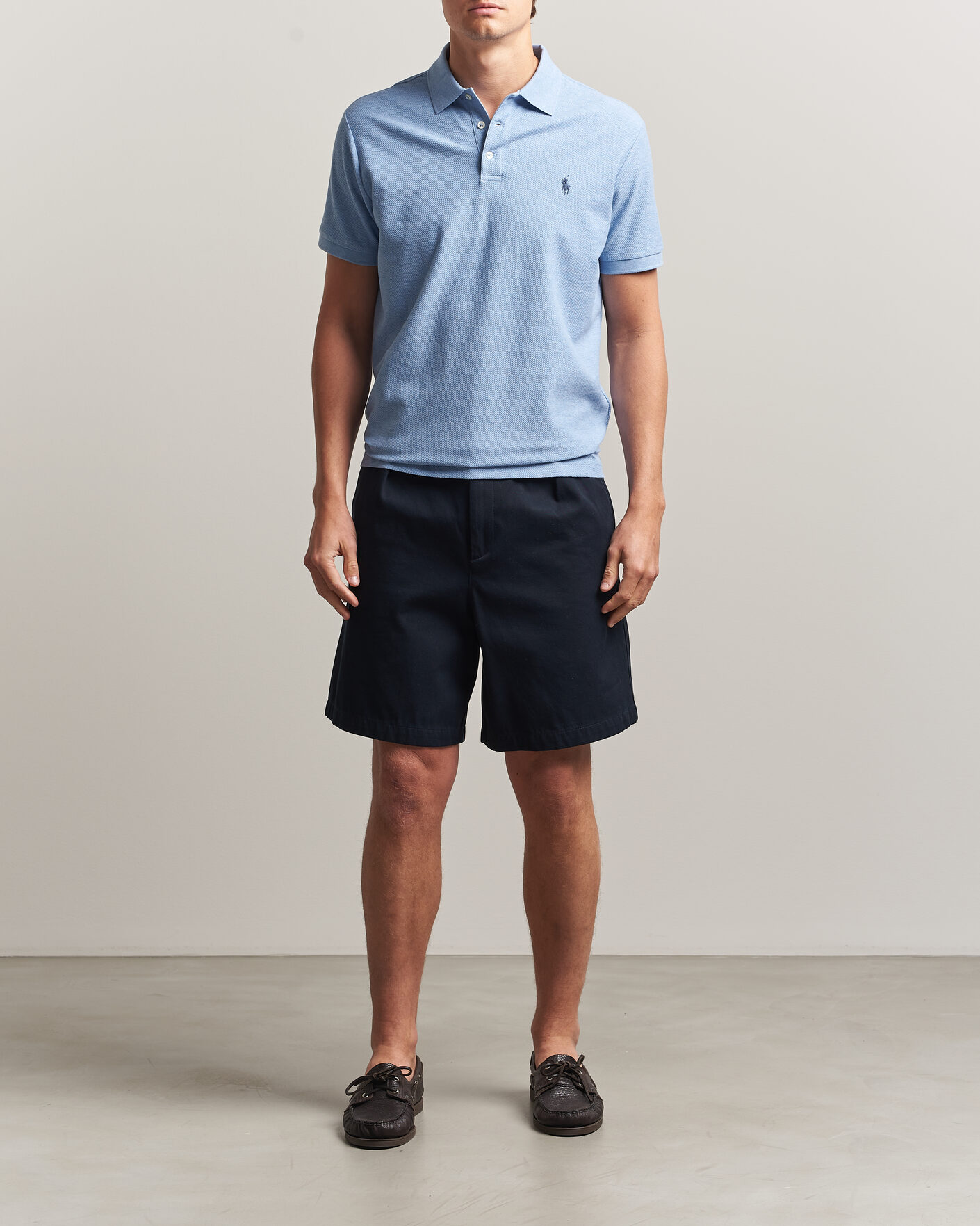 Hombres | Polos | Polo Ralph Lauren | Honeycomb Texture Polo Isle Heather