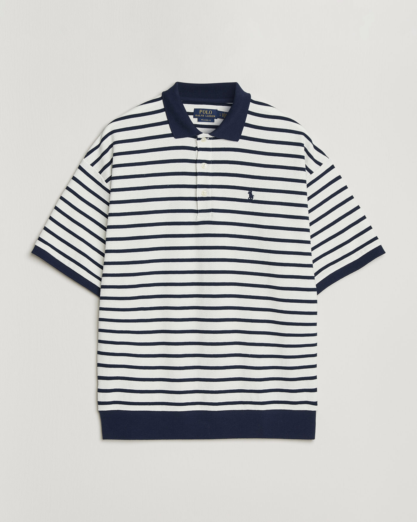 Hombres | Polos | Polo Ralph Lauren | Jacquard Interlock Striped Polo Nevis/Newport Navy