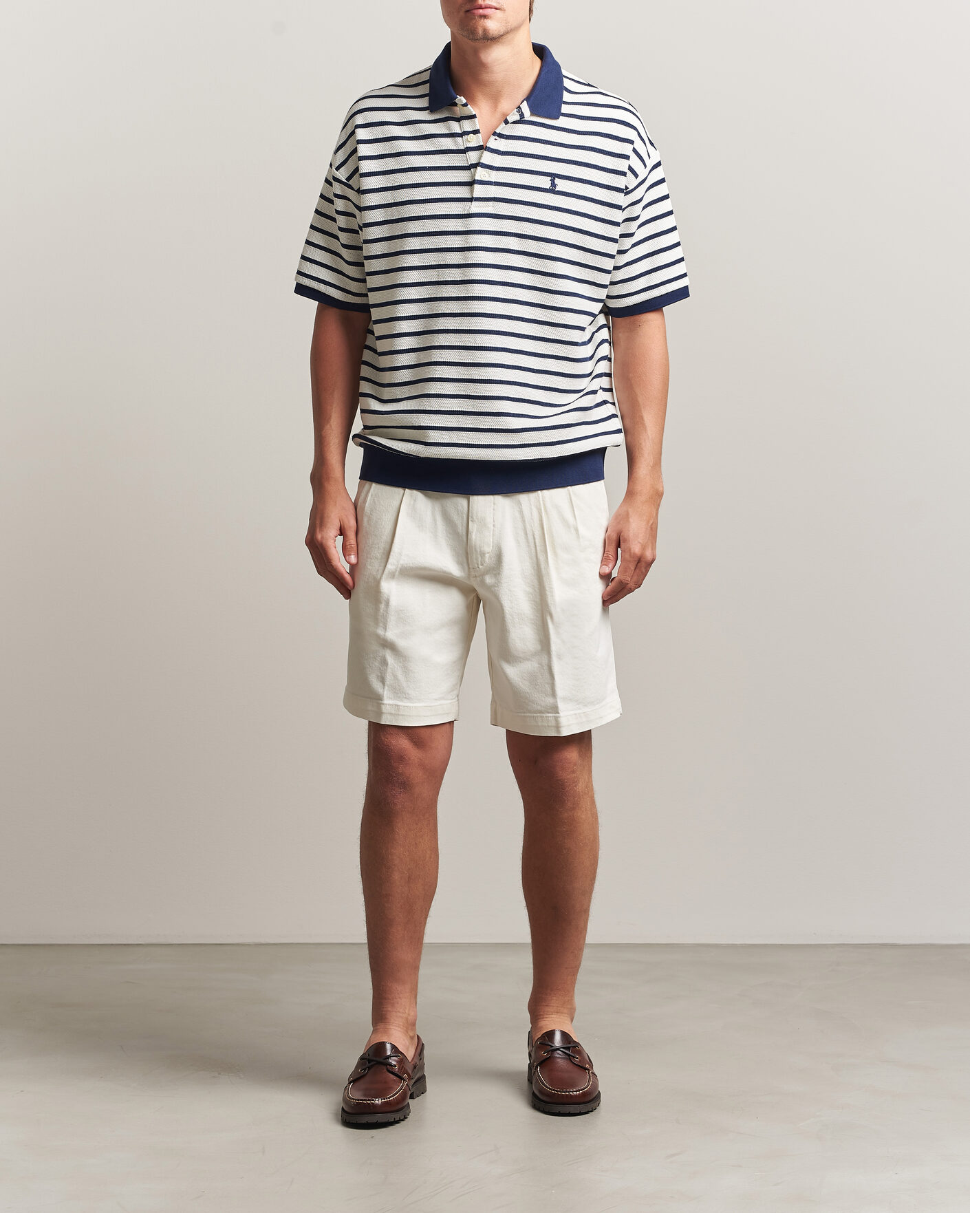 Hombres | Polos | Polo Ralph Lauren | Jacquard Interlock Striped Polo Nevis/Newport Navy
