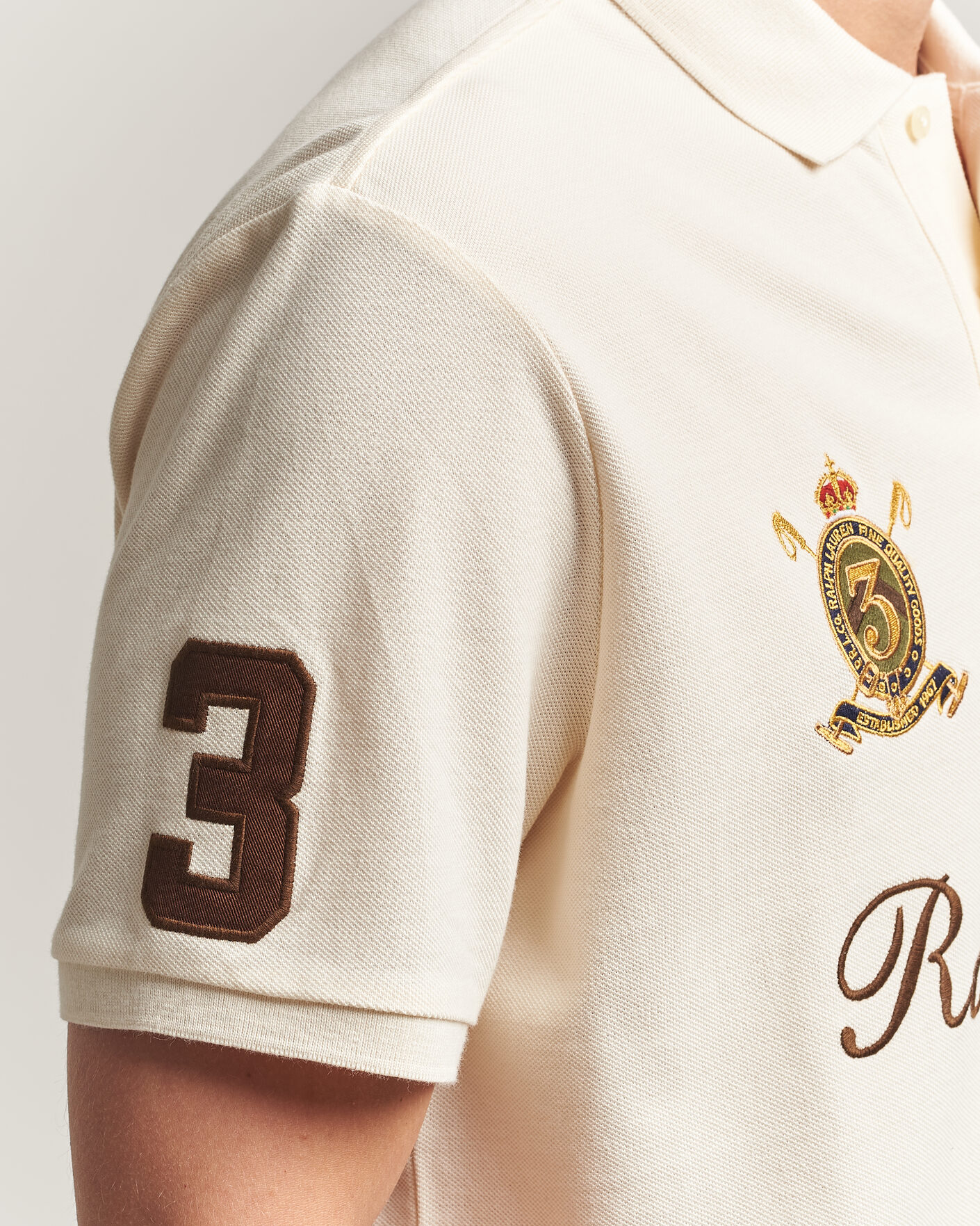 Hombres | Polos | Polo Ralph Lauren | Classic Fit Team Polo Guide Cream