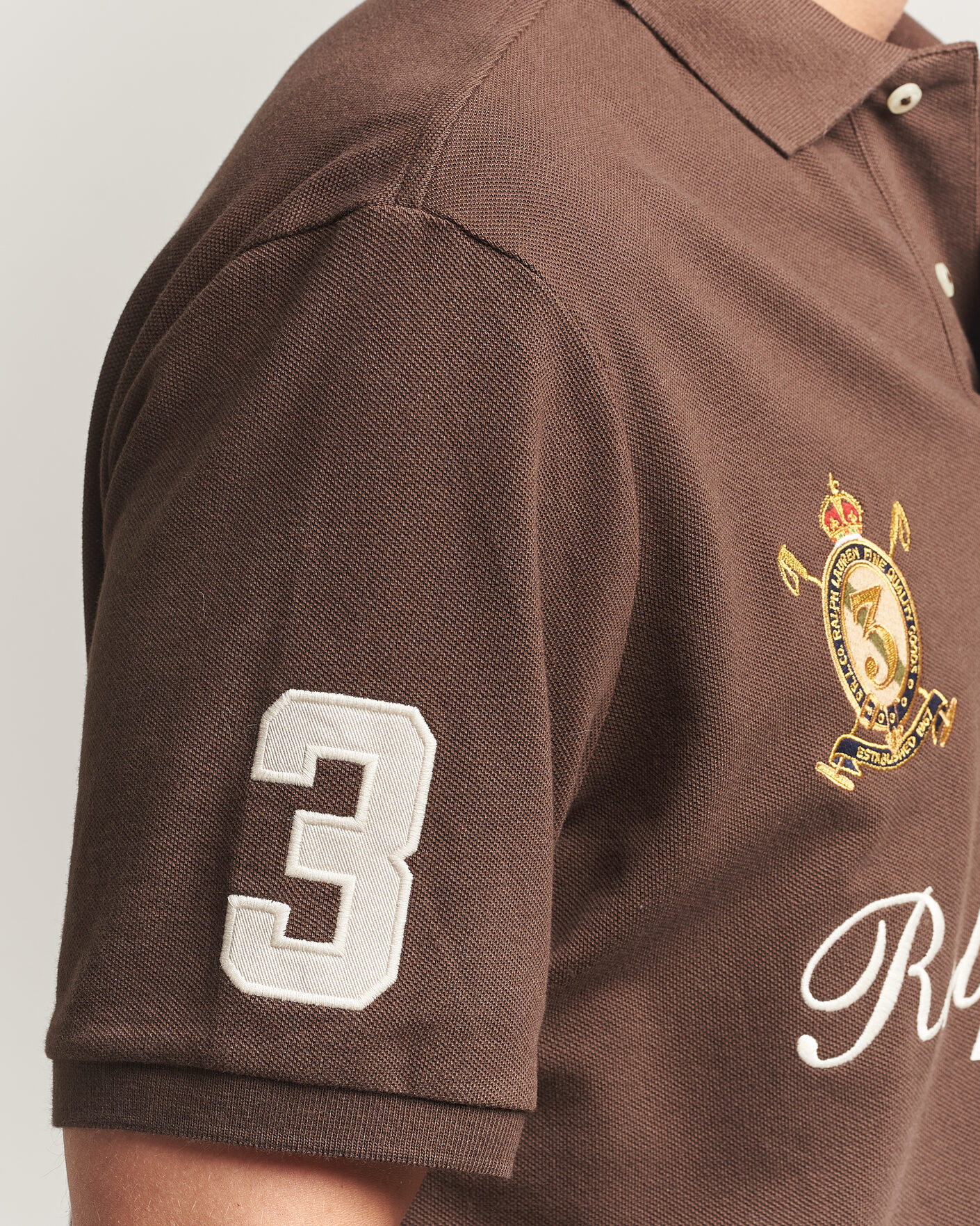 Hombres | Polos | Polo Ralph Lauren | Classic Fit Team Polo Nutmeg Brown