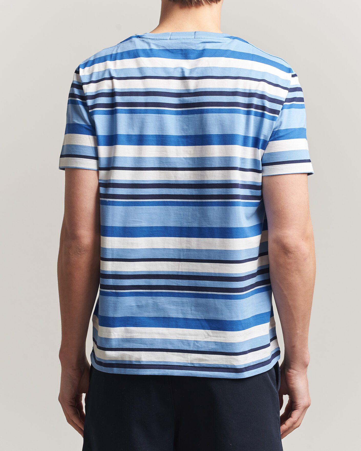 Hombres | Camisetas | Polo Ralph Lauren | Crew Neck Striped T-shirt Bristol Blue Multi