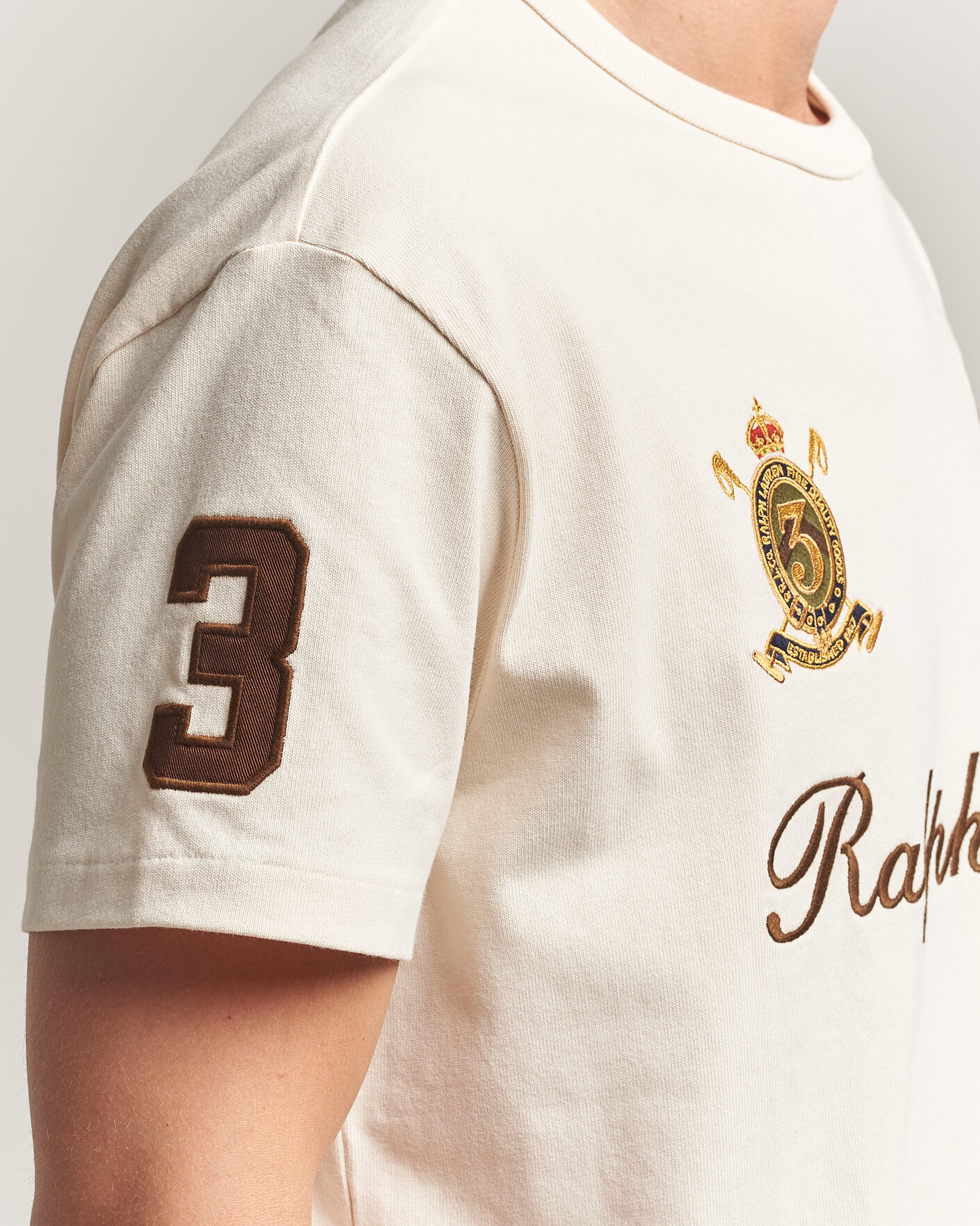 Hombres | Camisetas | Polo Ralph Lauren | Classic Fit Team T-shirt Guide Cream