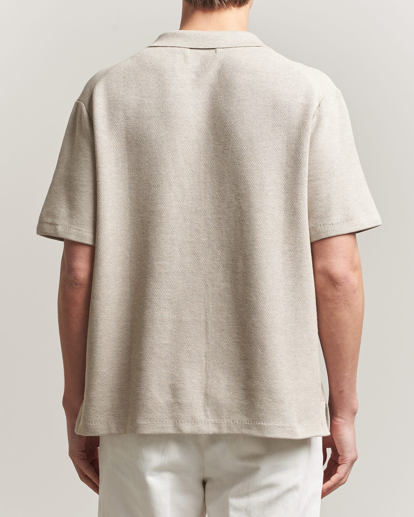 Hombres | Camisas | Polo Ralph Lauren | Textured Camp Collar Cardigan Light Walnut Brown