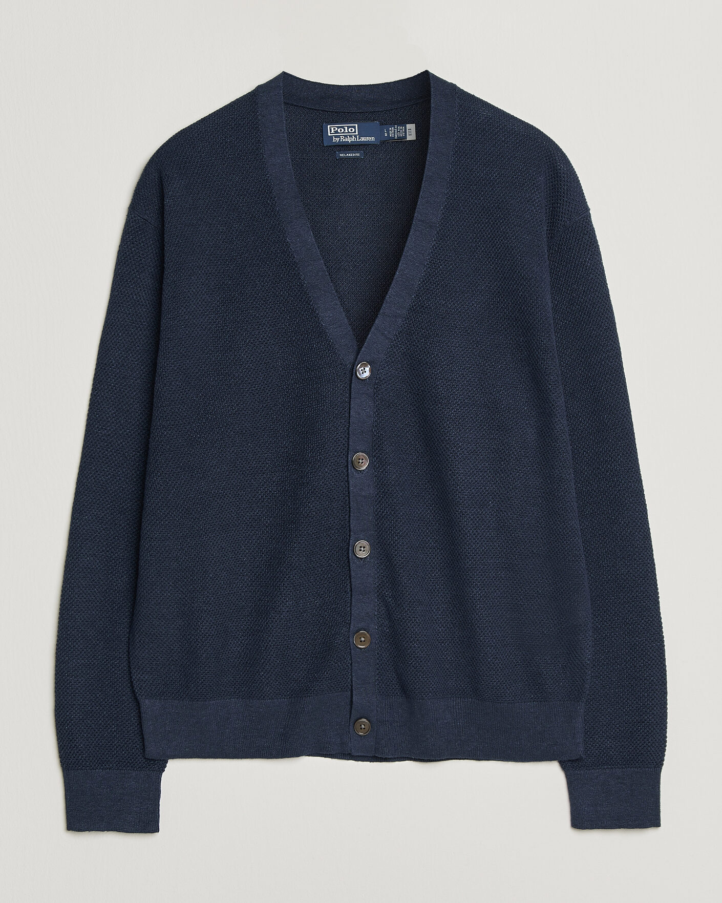Hombres | Jerséis y prendas de punto | Polo Ralph Lauren | Linen Cardigan Newport Navy