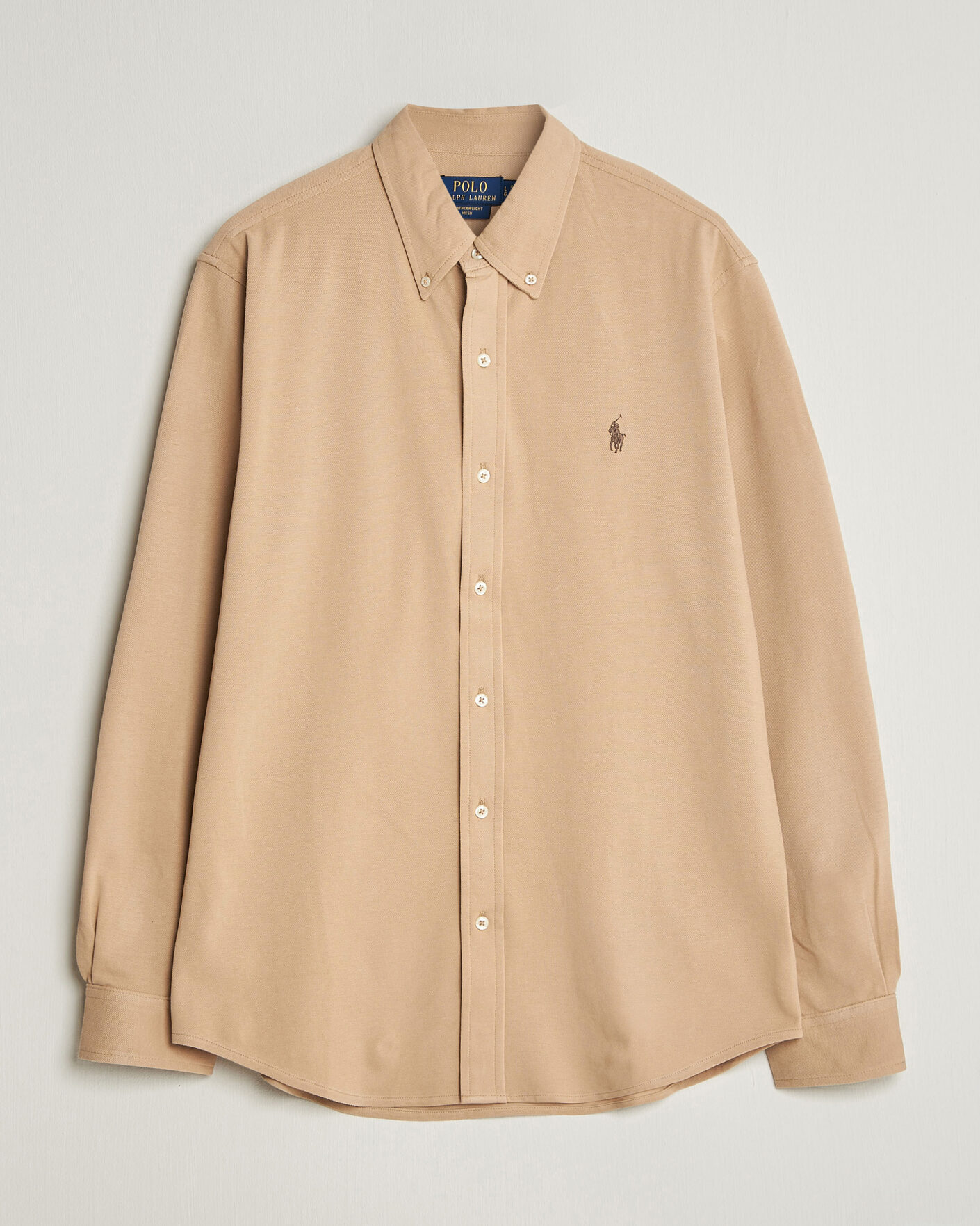 Hombres | Camisas | Polo Ralph Lauren | Featherweight Mesh Shirt Vintage Khaki