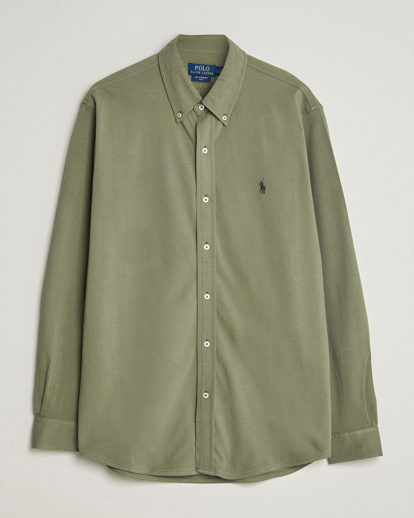 Hombres | Camisas | Polo Ralph Lauren | Featherweight Mesh Shirt Cruise Olive