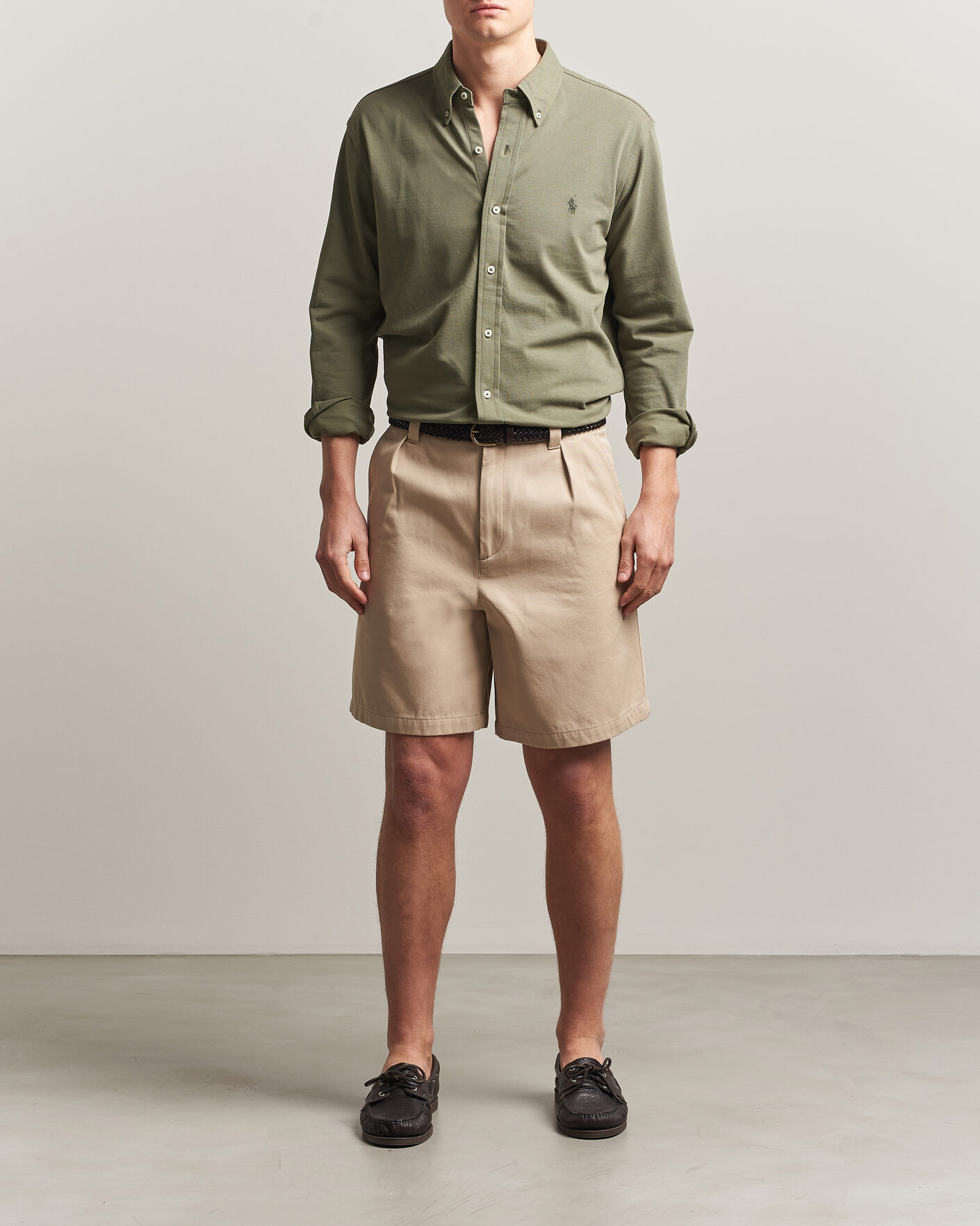 Hombres | Camisas | Polo Ralph Lauren | Featherweight Mesh Shirt Cruise Olive