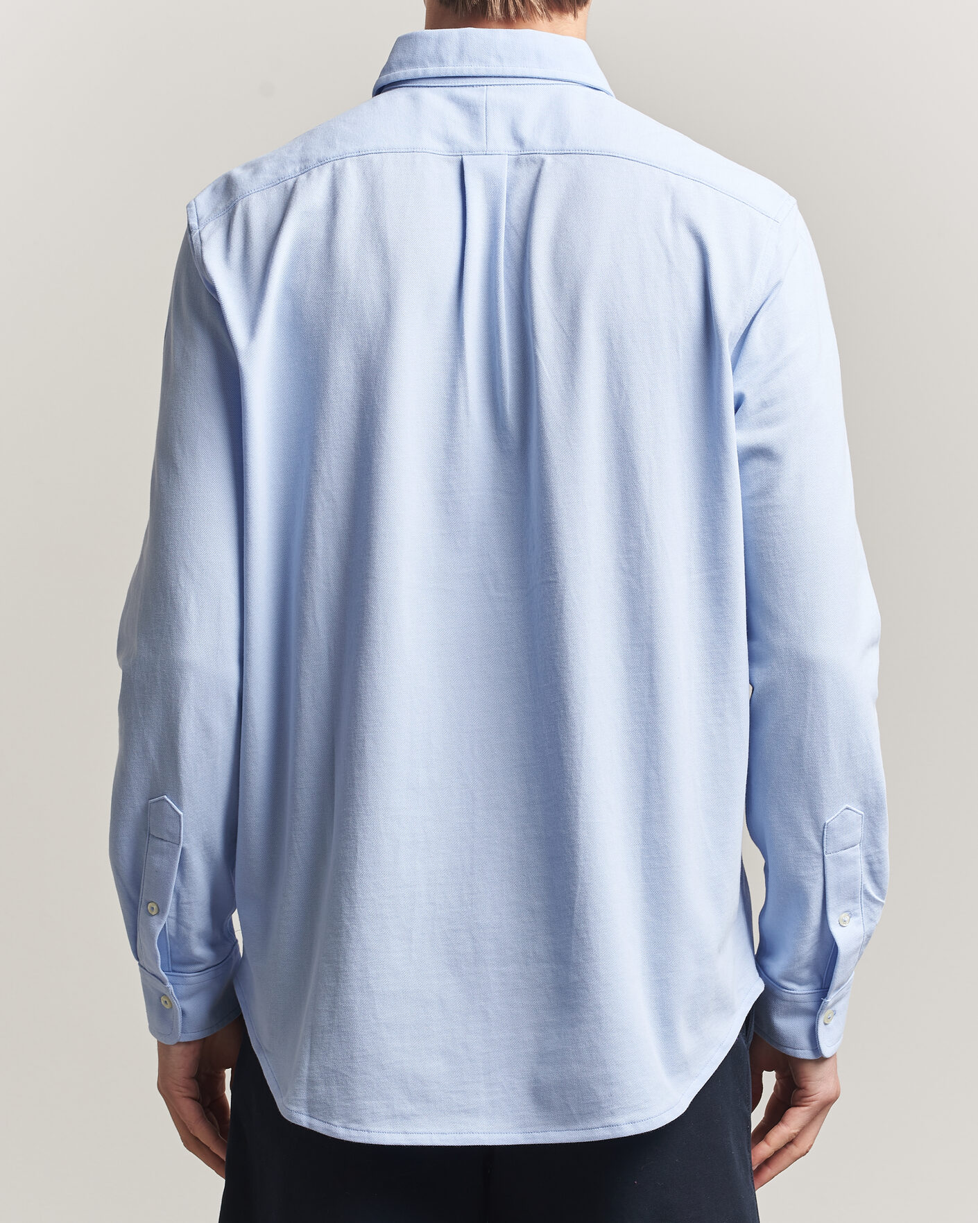 Hombres | Camisas | Polo Ralph Lauren | Featherweight Mesh Shirt Pebble Blue