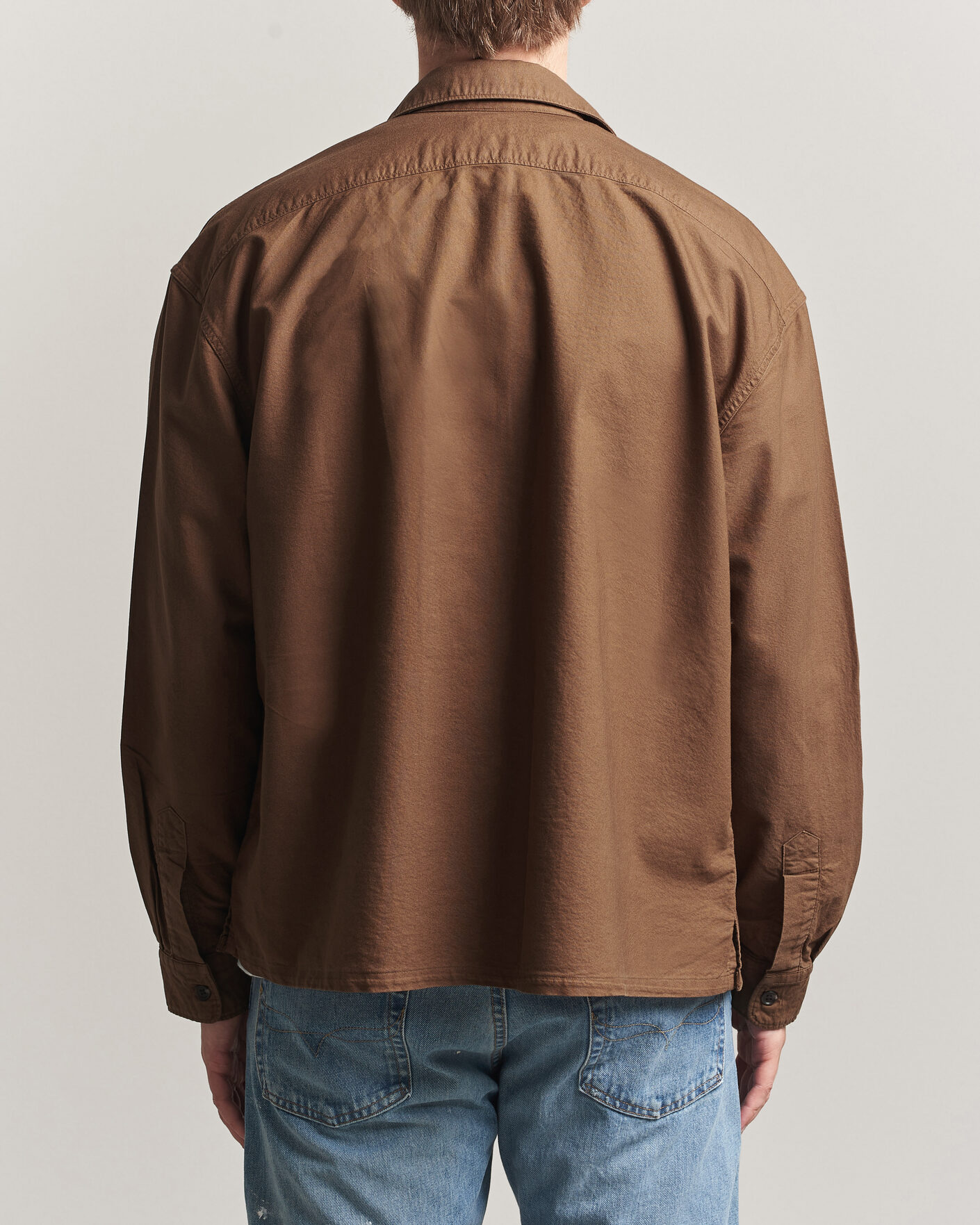 Hombres | Camisas | Polo Ralph Lauren | Osaca Oxford Zip Overshirt Chestnut