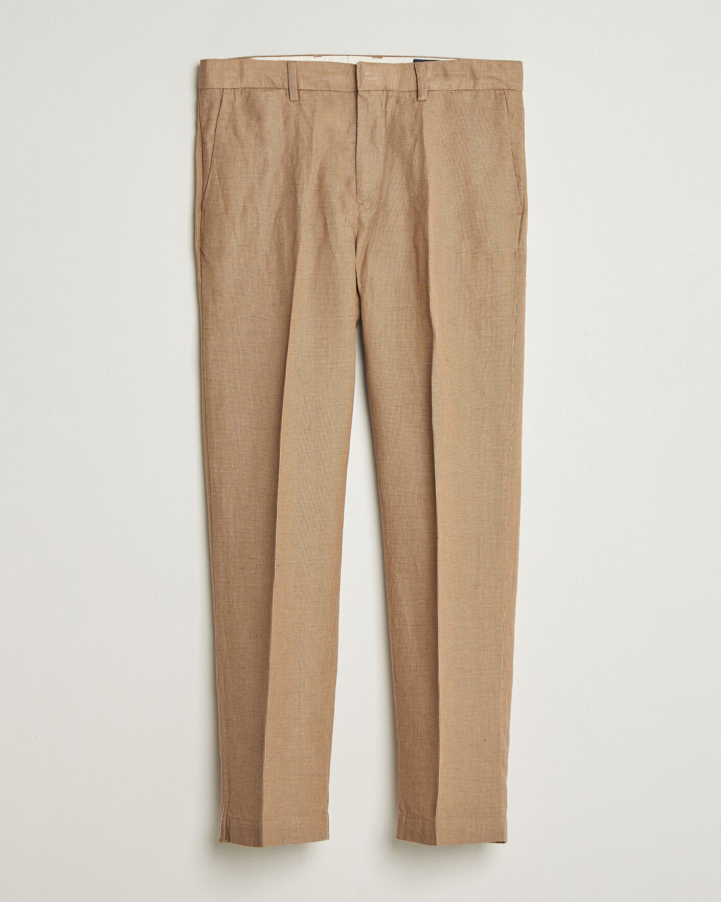 Hombres | Pantalones | Polo Ralph Lauren | Cotton/Linen Houndstooth Pants Vintage Khaki
