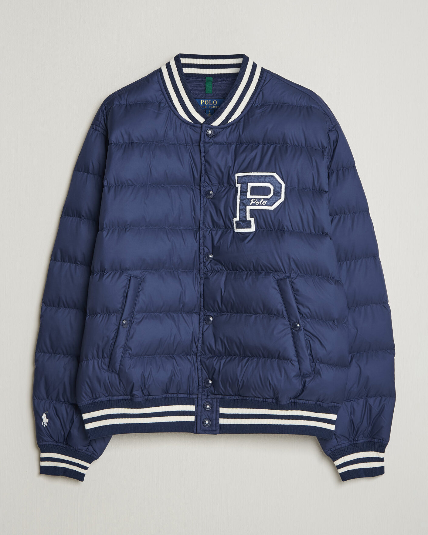 Hombres | Abrigos y chaquetas | Polo Ralph Lauren | Quilted Letterman Jacket Newport Navy