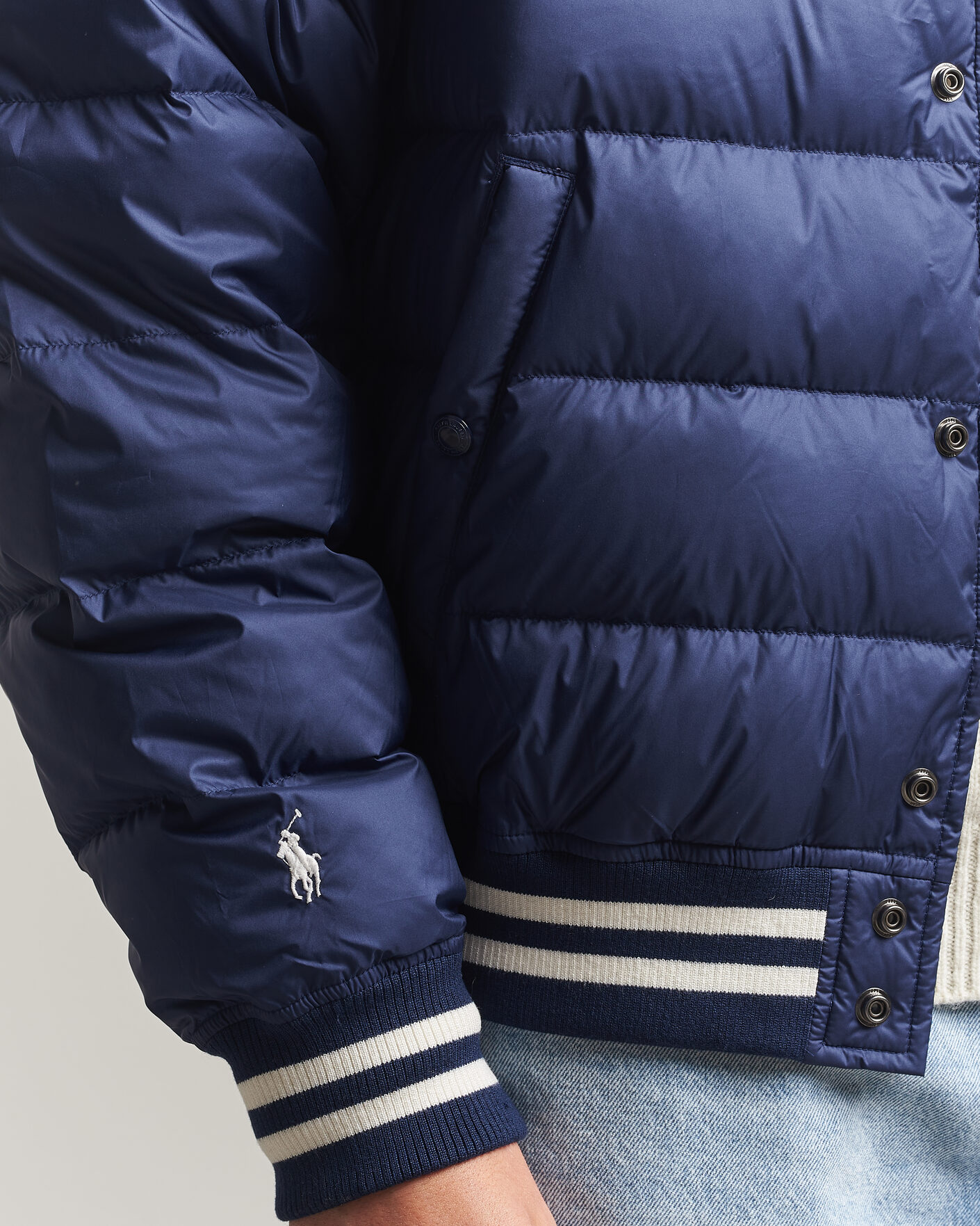 Hombres | Abrigos y chaquetas | Polo Ralph Lauren | Quilted Letterman Jacket Newport Navy