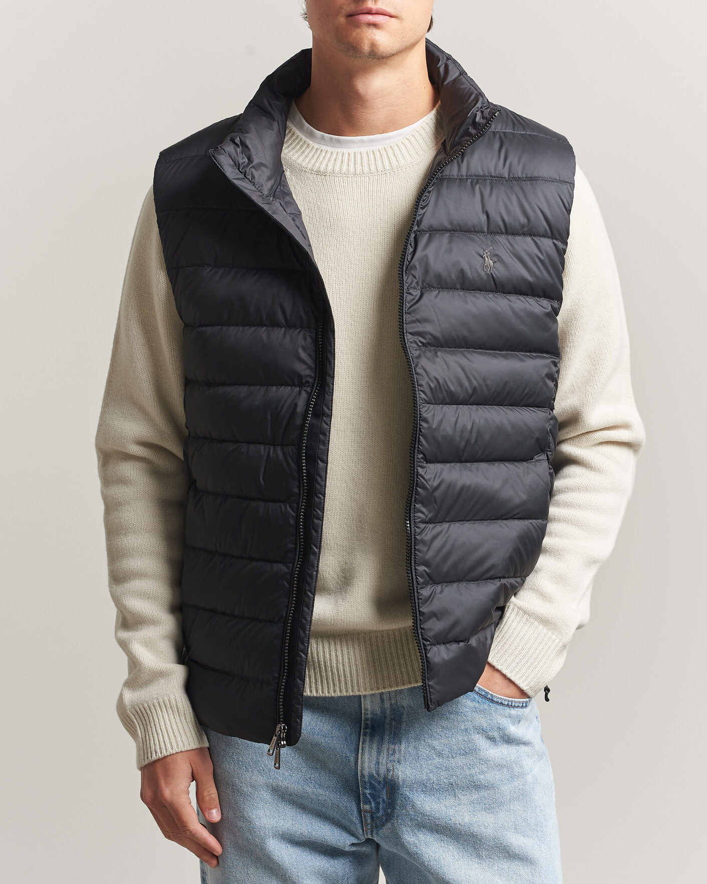 Hombres | Chalecos | Polo Ralph Lauren | Quilted Matt Vest Polo Black