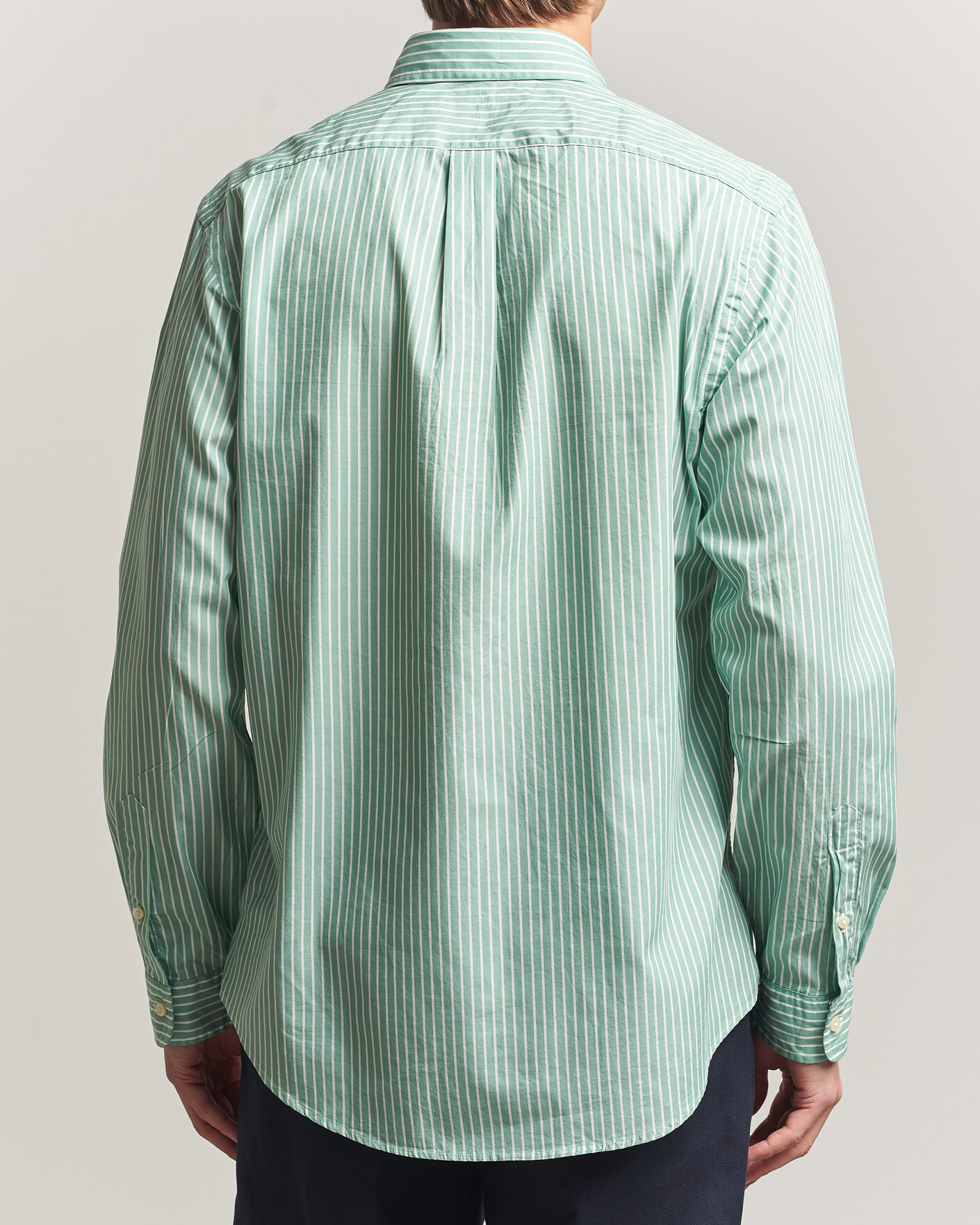 Hombres | Camisas | Polo Ralph Lauren | Custom Fit Stripe Poplin Shirt Faded Mint