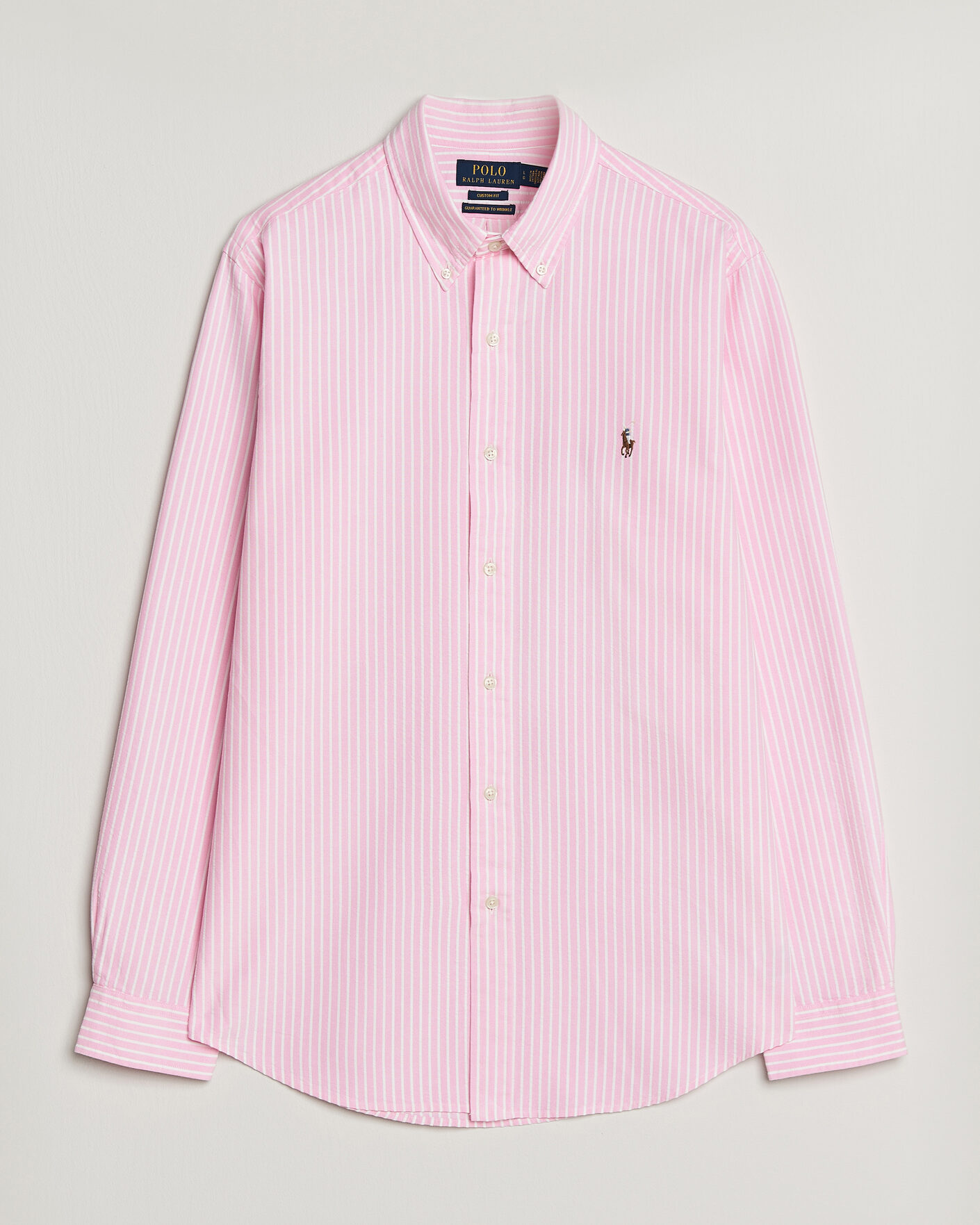 Hombres | Camisas | Polo Ralph Lauren | Custom Fit Seersucker/Oxford Stripe Shirt New Rose