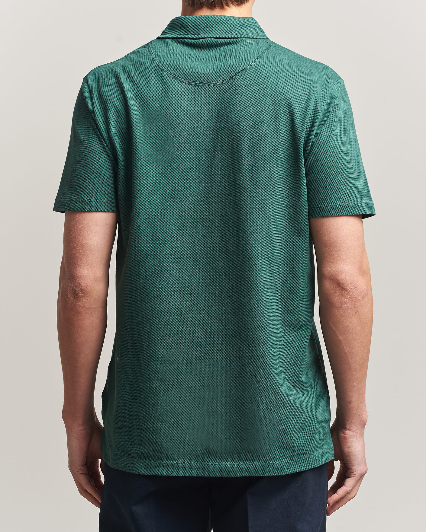 Hombres | Polos | Sunspel | Riviera Polo Shirt Forest Green