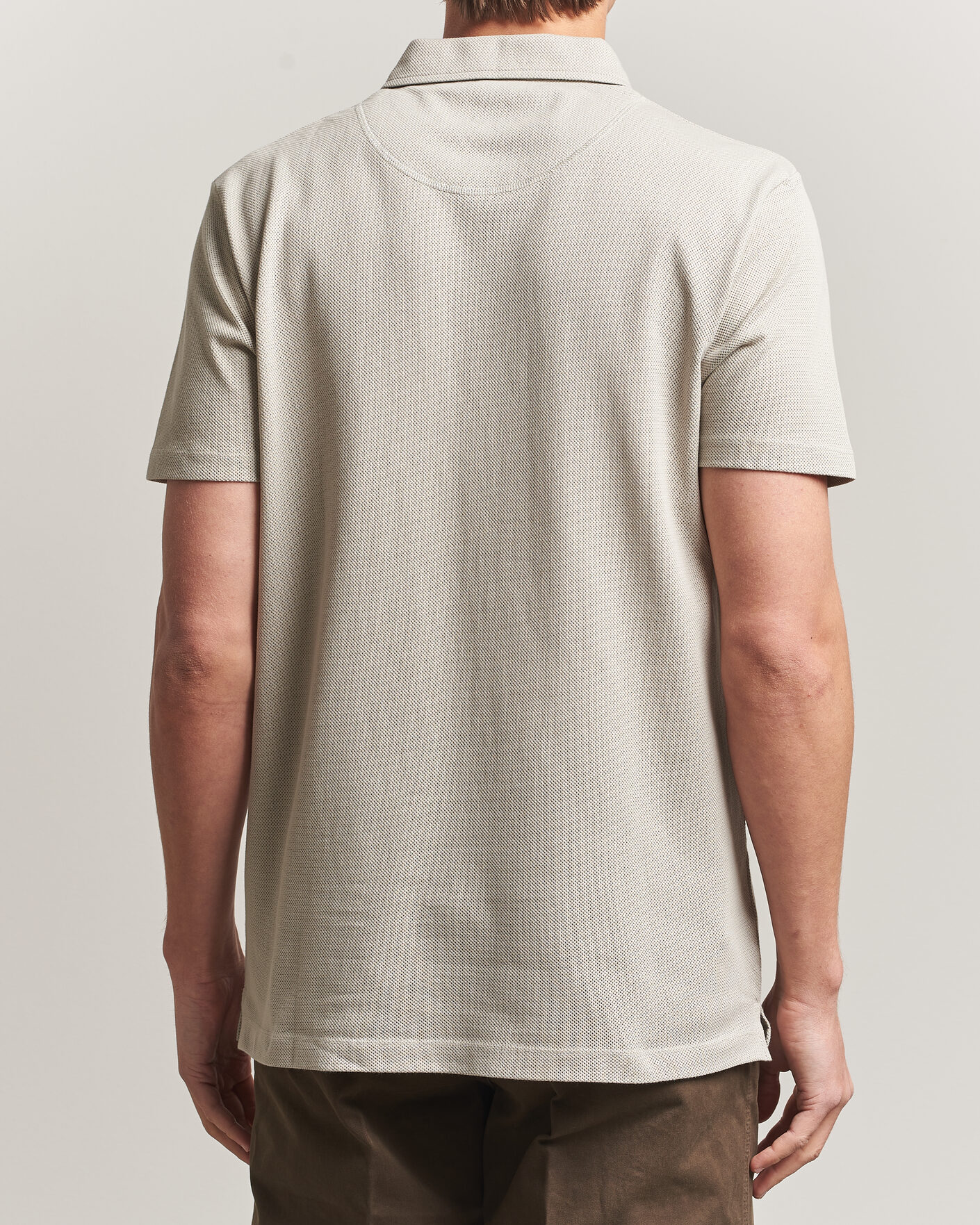Hombres | Polos | Sunspel | Riviera Polo Shirt Ash