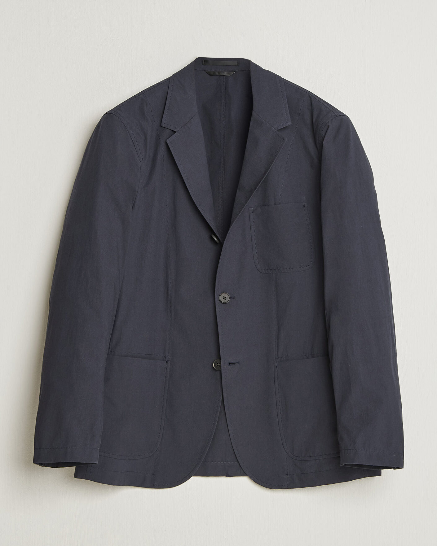 Hombres | Blazers | Sunspel | Lightweight Poplin Jacket Blazer Navy