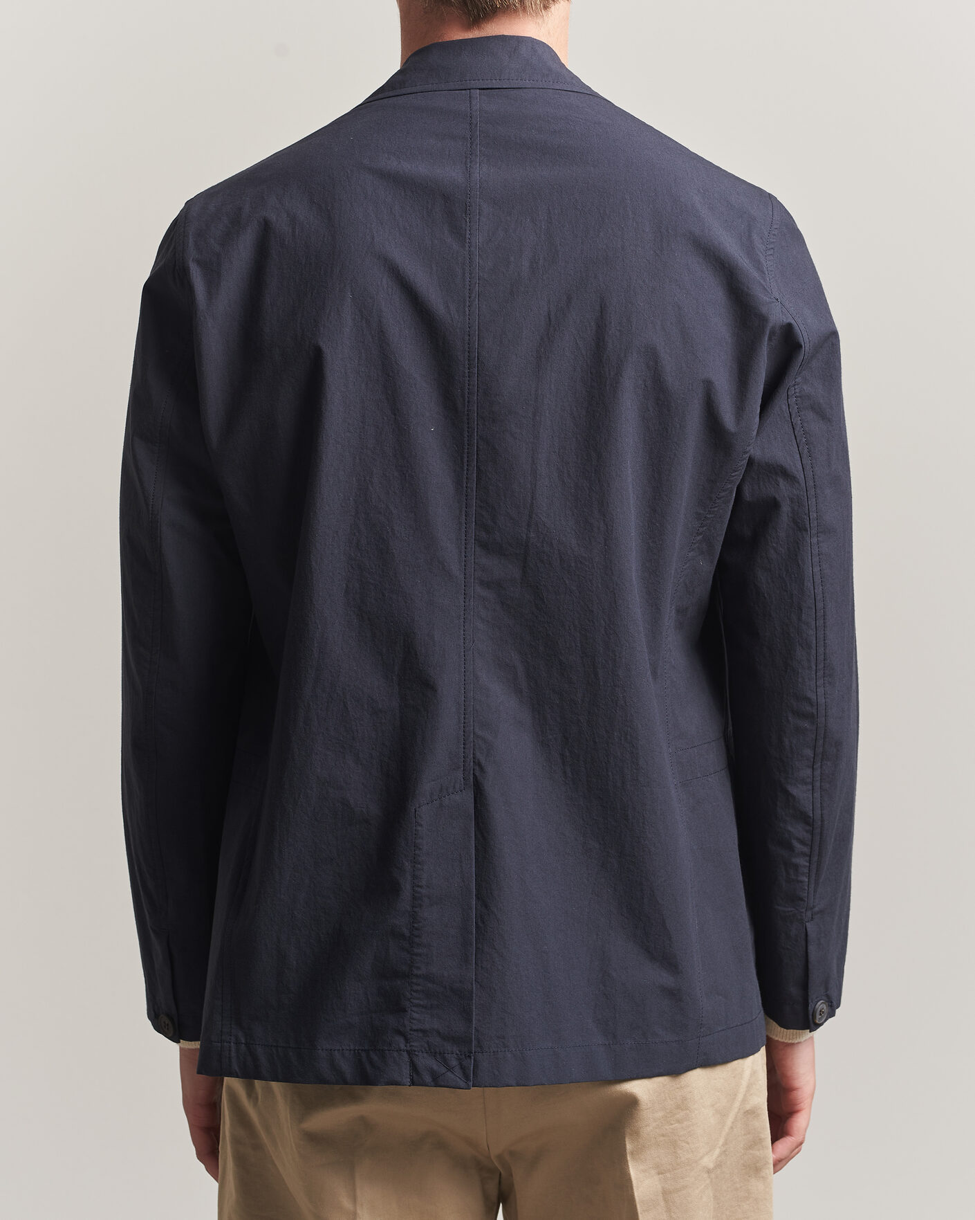 Hombres | Blazers | Sunspel | Lightweight Poplin Jacket Blazer Navy