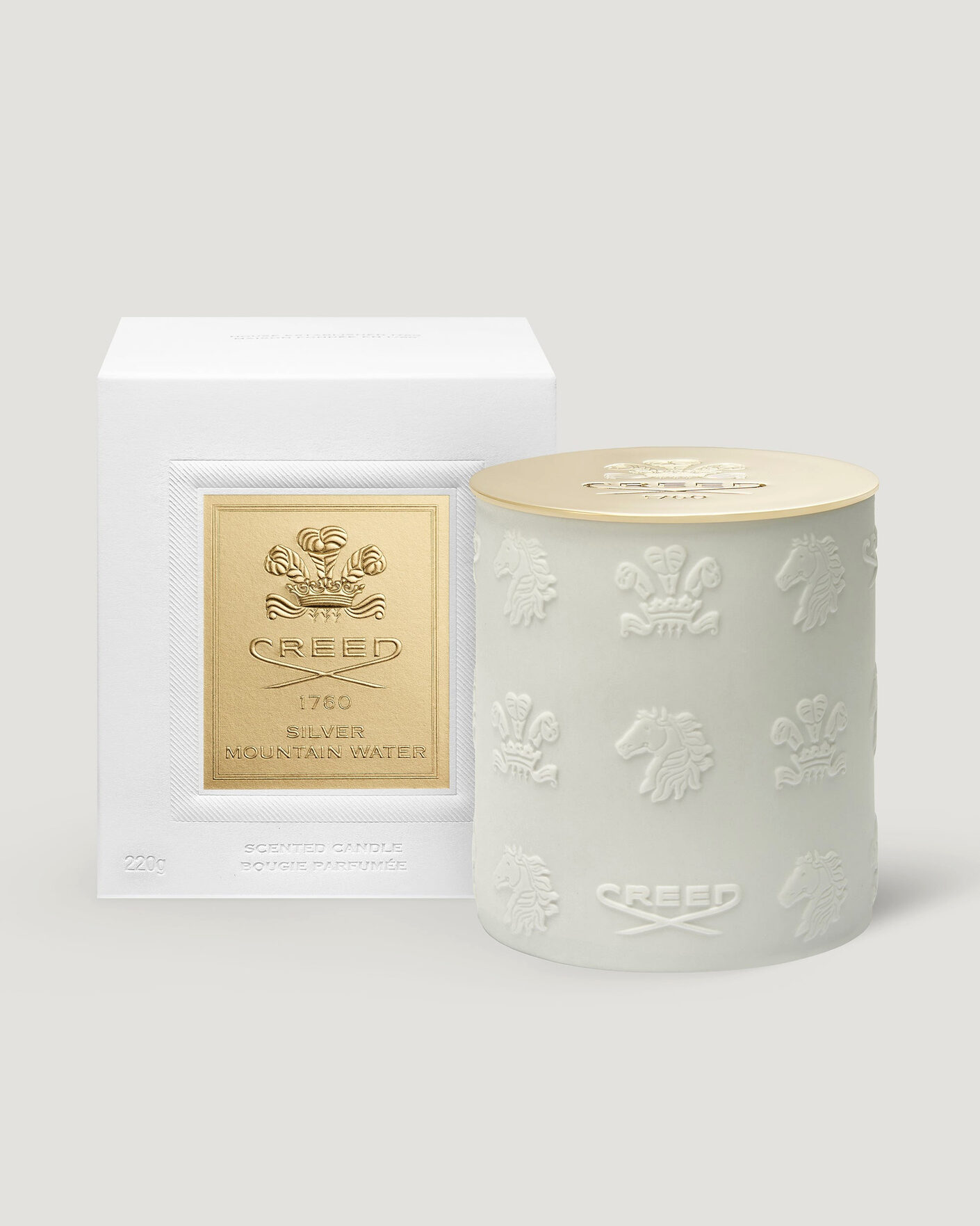 Hombres | Velas perfumadas | Creed | Silver Mountain Water Porcelain Candle 220g