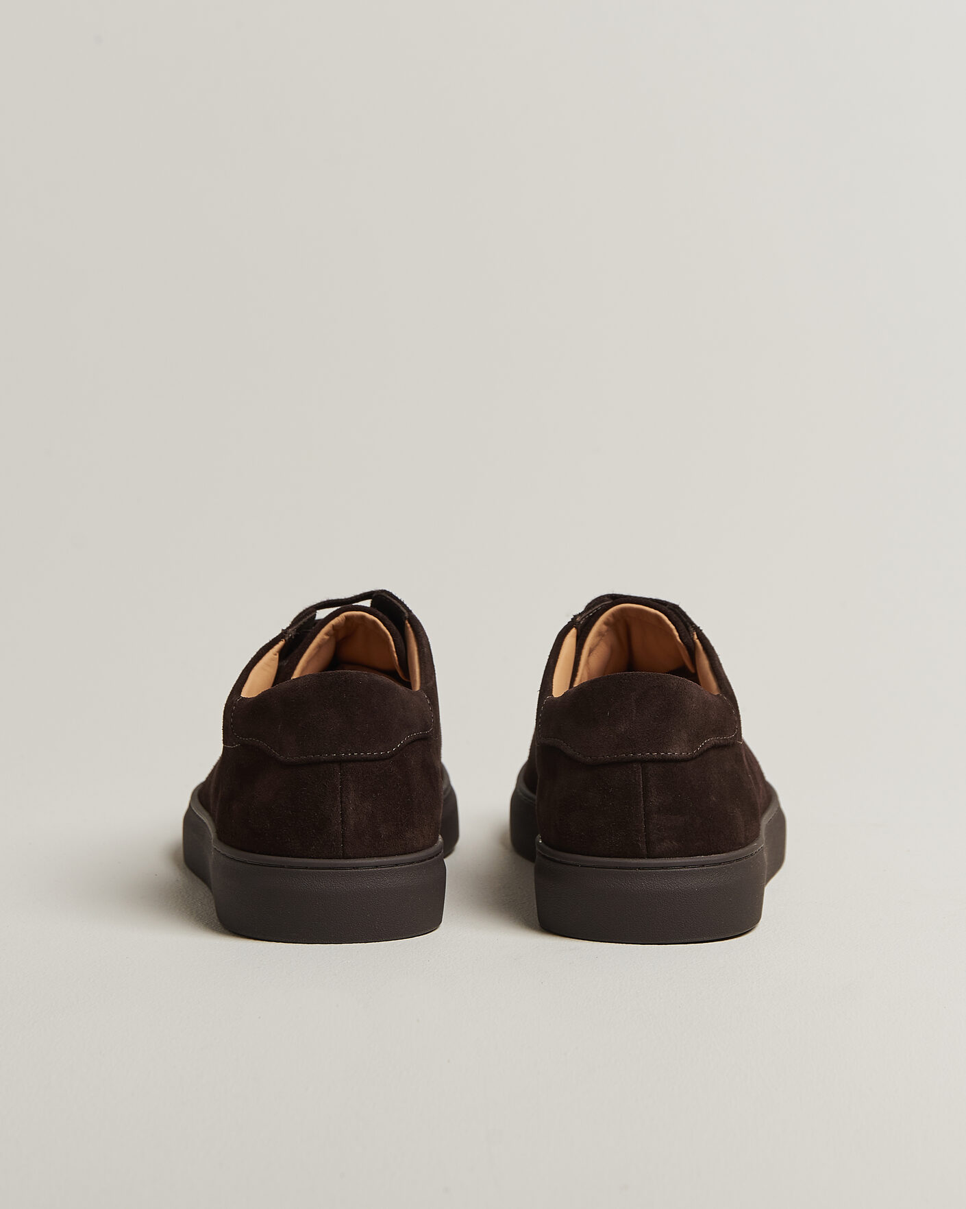 Hombres | Zapatillas | Myrqvist | Oaxen Monochrome III Sneakers Dark Brown Suede