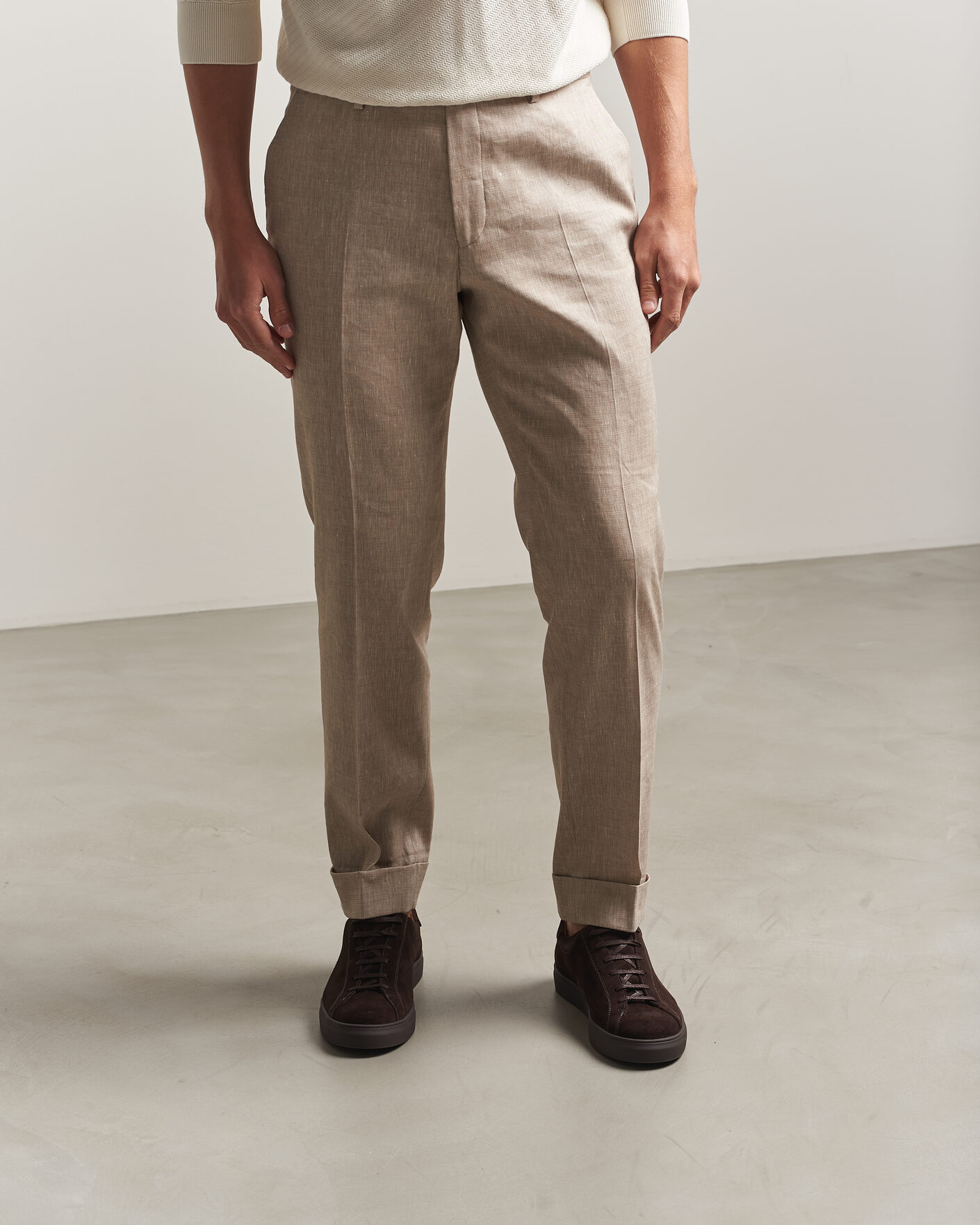 Hombres | Zapatillas | Myrqvist | Oaxen Monochrome III Sneakers Dark Brown Suede