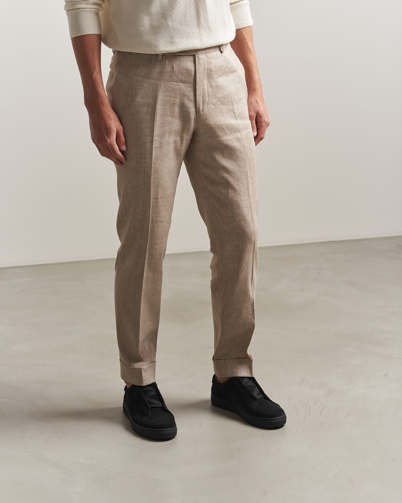 Hombres | Zapatillas | Myrqvist | Alnö Monochrome II Sneakers Black Suede