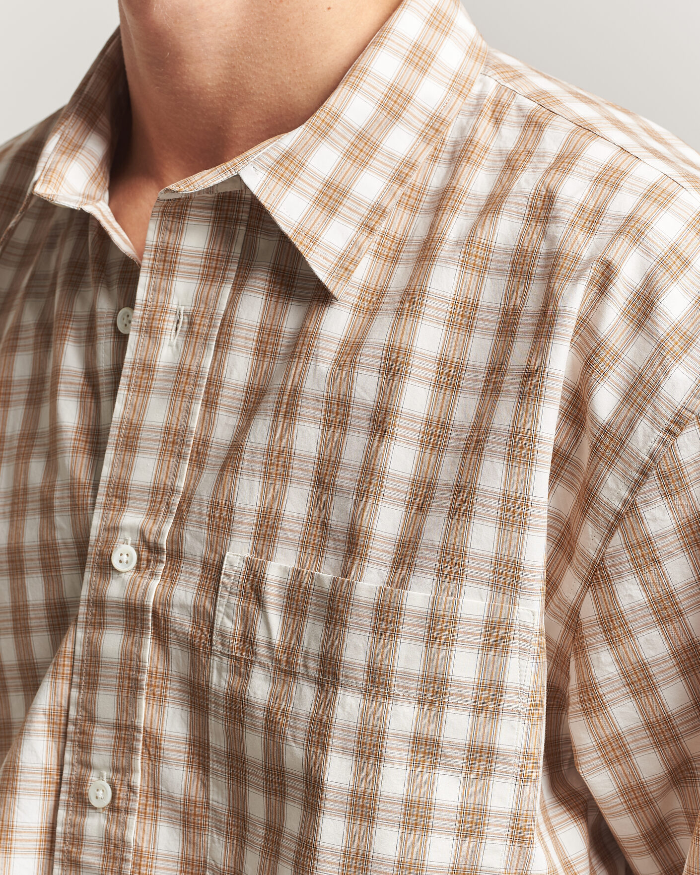 Hombres | Camisas | Sunflower | New Base Shirt Beige Check