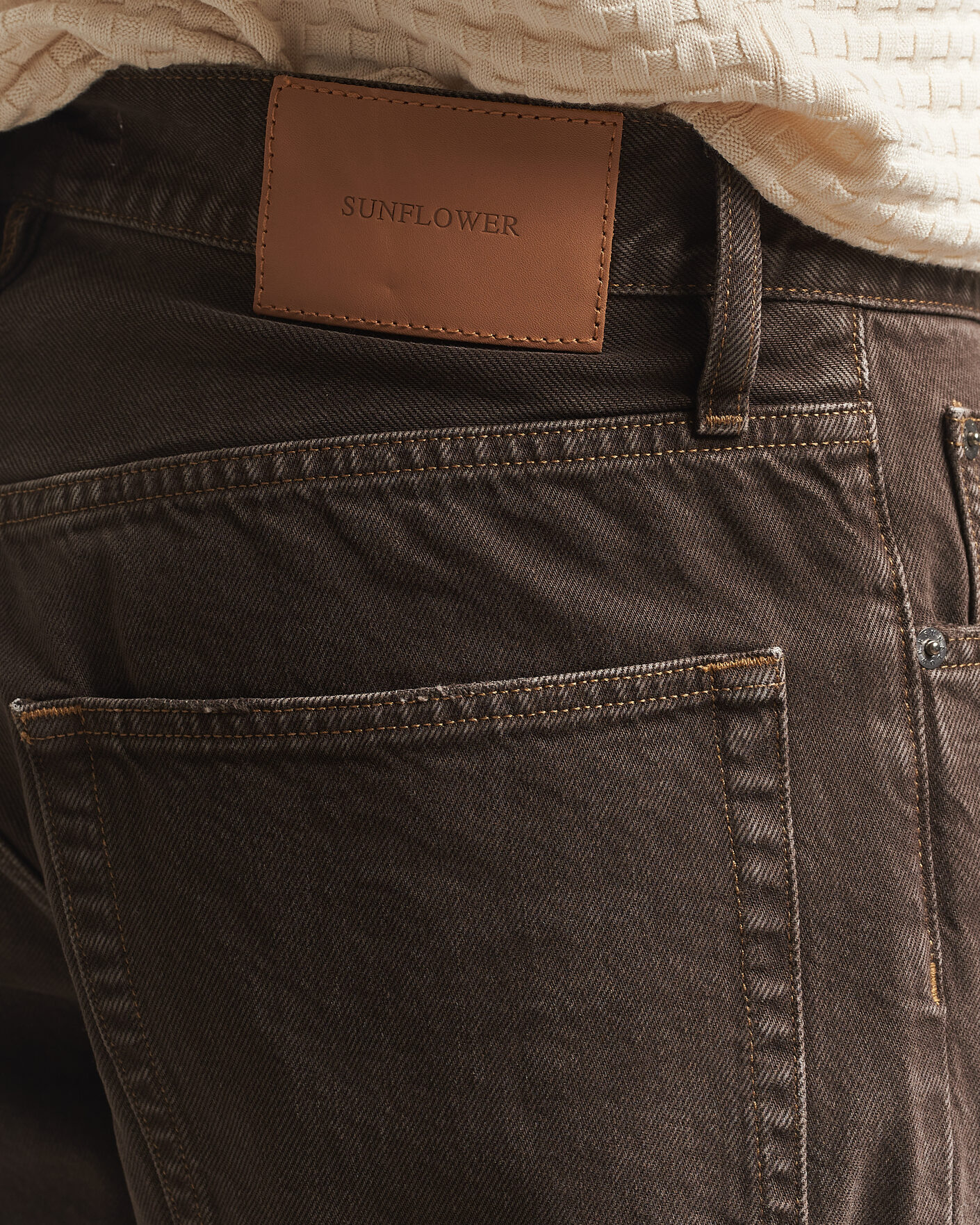 Hombres | Vaqueros | Sunflower | Loose Jeans Vintage Brown
