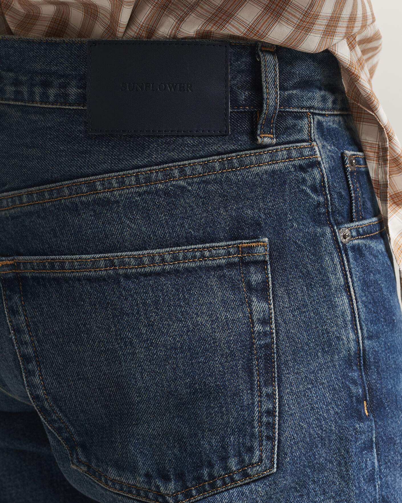 Hombres | Vaqueros | Sunflower | New Standard Jeans Dark Blue Worn