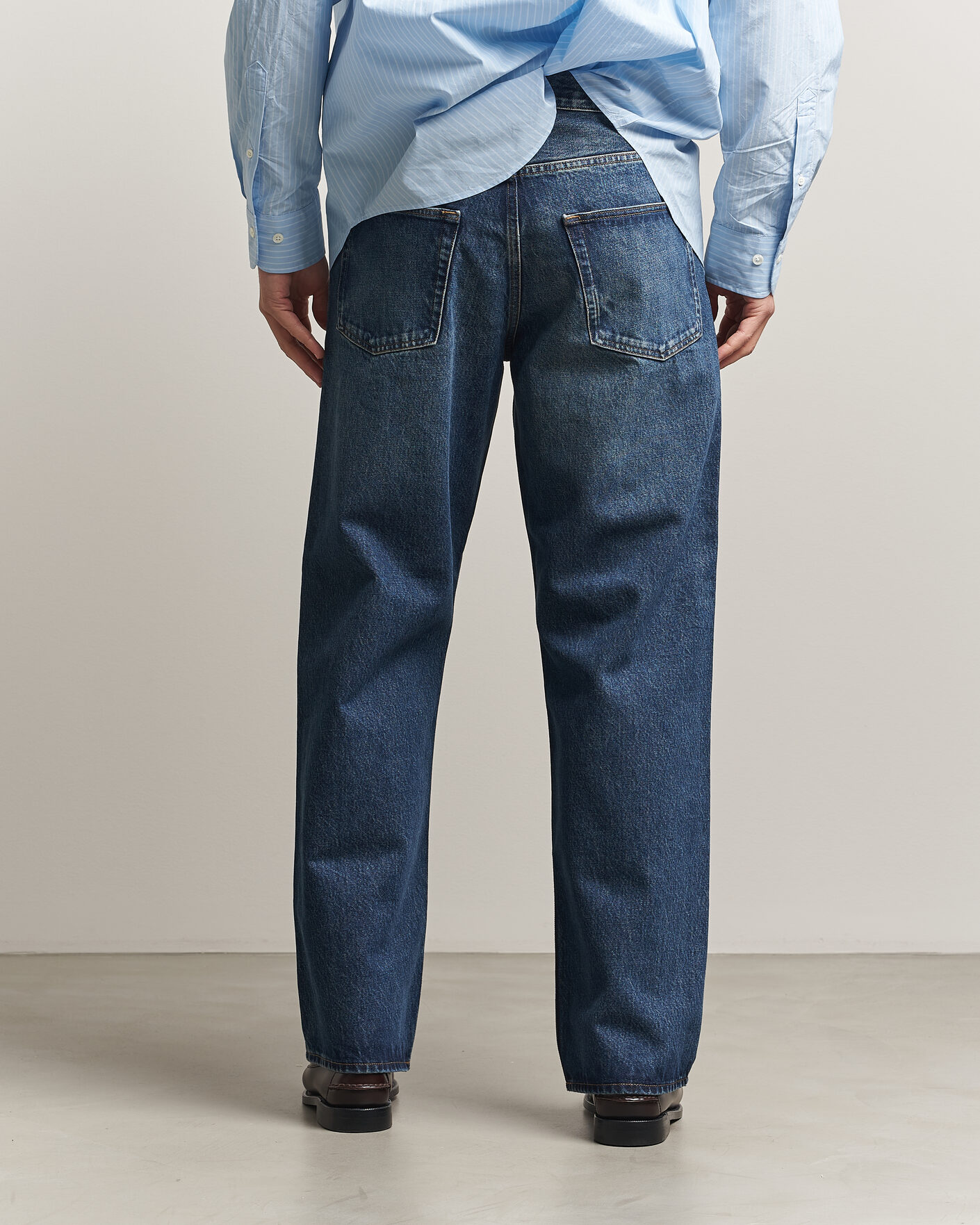 Hombres | Pantalones | Sunflower | Loose Jeans Dark Blue Worn