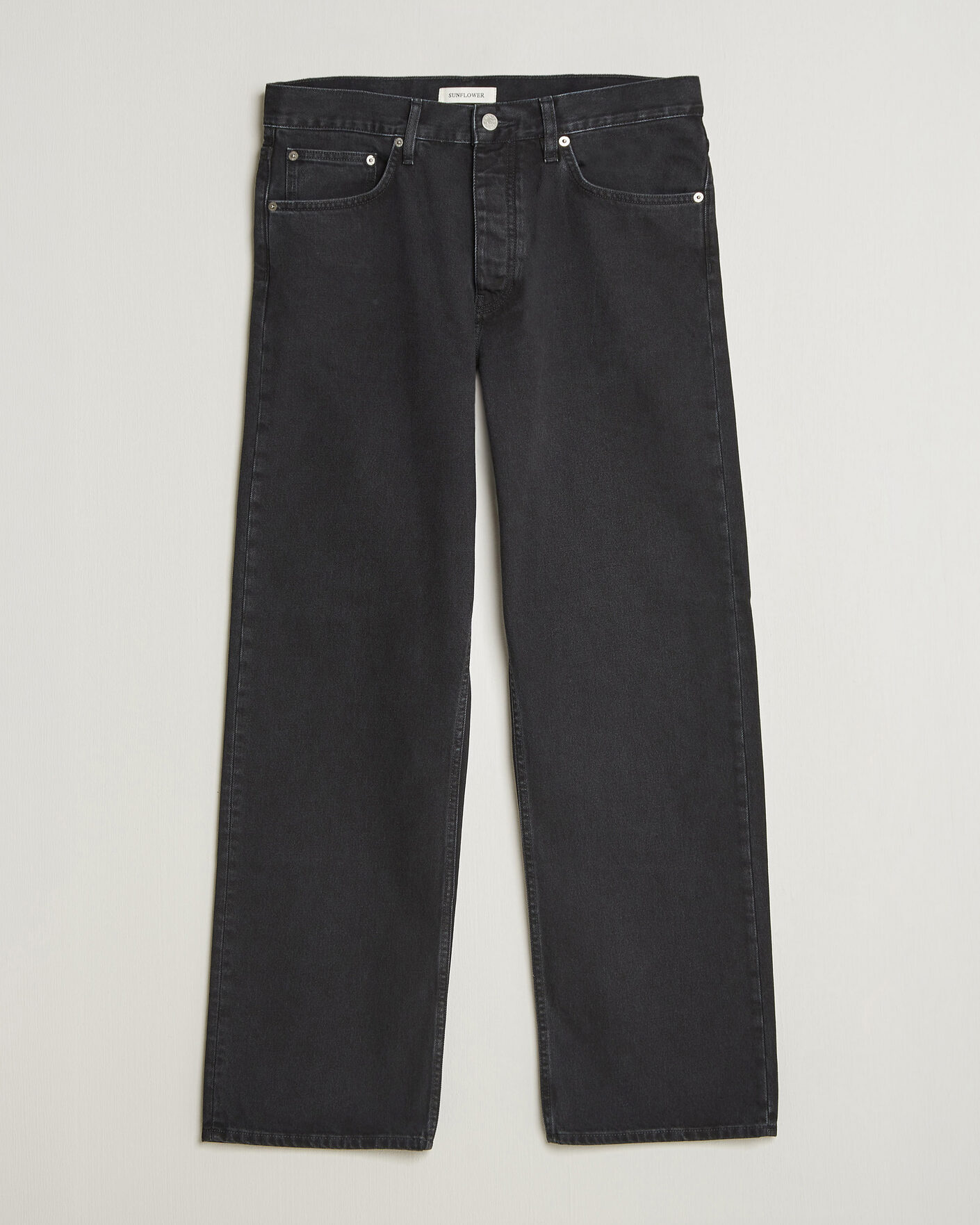 Hombres | Pantalones | Sunflower | Loose Jeans Washed Black