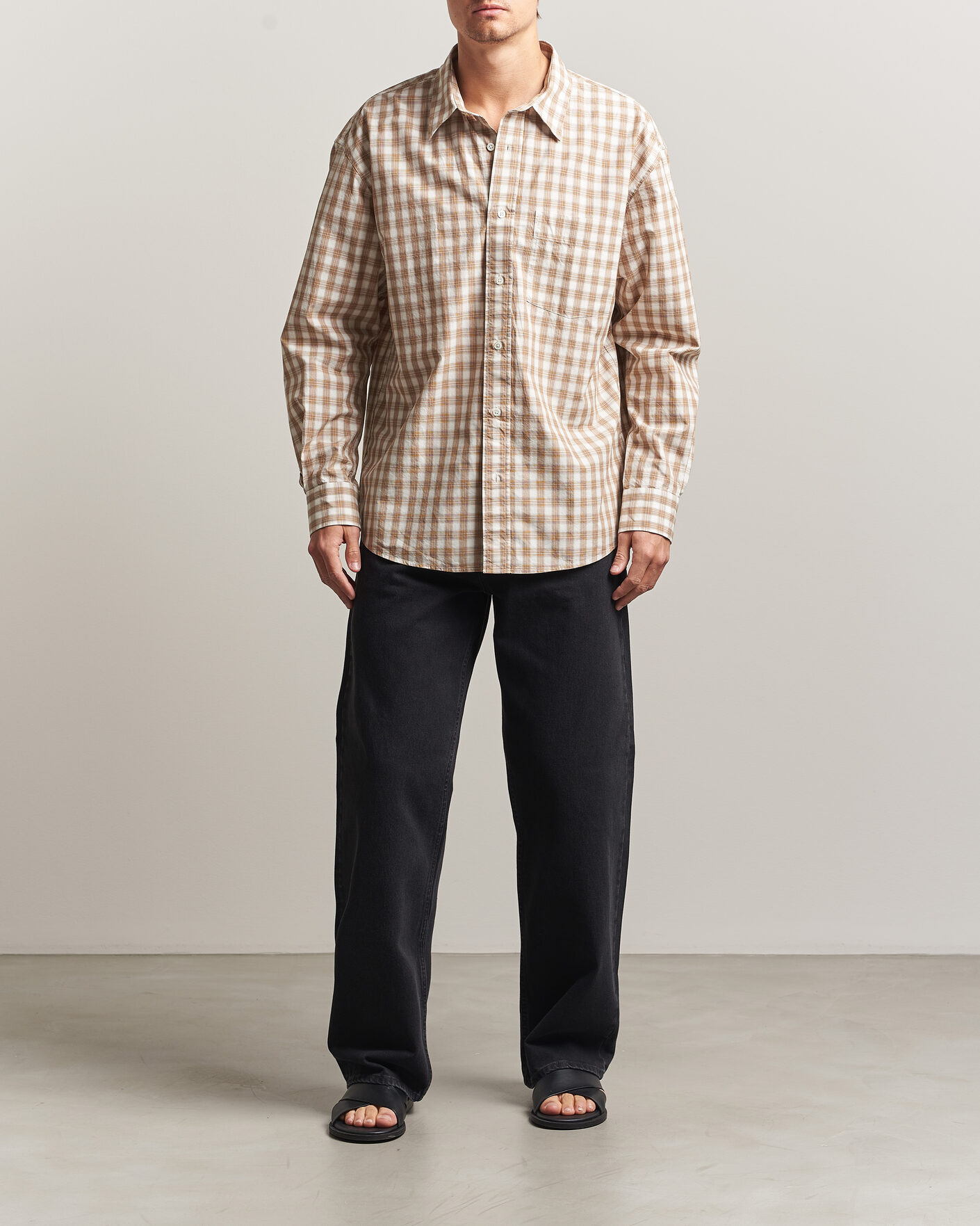 Hombres | Pantalones | Sunflower | Loose Jeans Washed Black