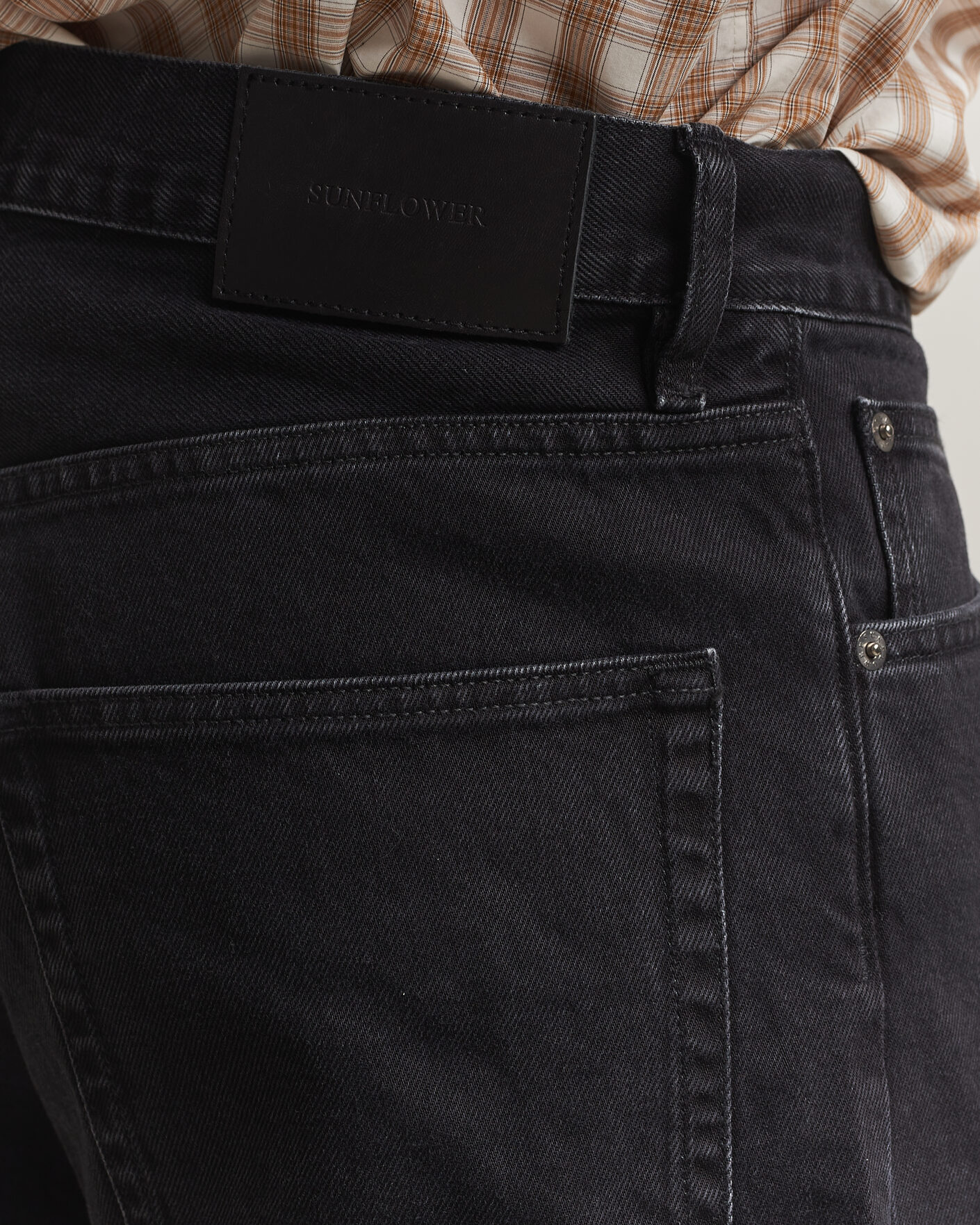 Hombres | Pantalones | Sunflower | Loose Jeans Washed Black
